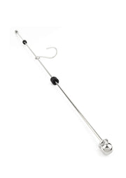 Sonde urétrale en acier inoxydable, pour stimulation interne. Design raffiné, hygiénique et sûr.; Roestvrijstalen urethrale sonde voor interne stimulatie. Verfijnd ontwerp, hygiënisch en veilig.; Stainless steel urethral sound for internal stimulation. Refined design, hygienic, and safe.