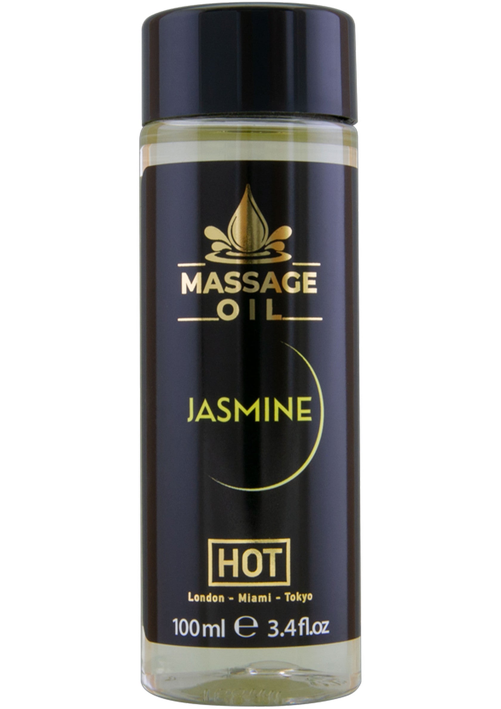 Huile de massage chauffante au jasmin, 100ml pour une relaxation intense et parfumée. Découvrez le plaisir d'un massage sensuel et réconfortant.; Verwarmende massageolie met jasmijn, 100ml voor intense en geurige ontspanning. Ontdek het genot van een sensuele en troostende massage.; Hot jasmine massage oil, 100ml for intense and fragrant relaxation. Discover the pleasure of a sensual and comforting massage.
