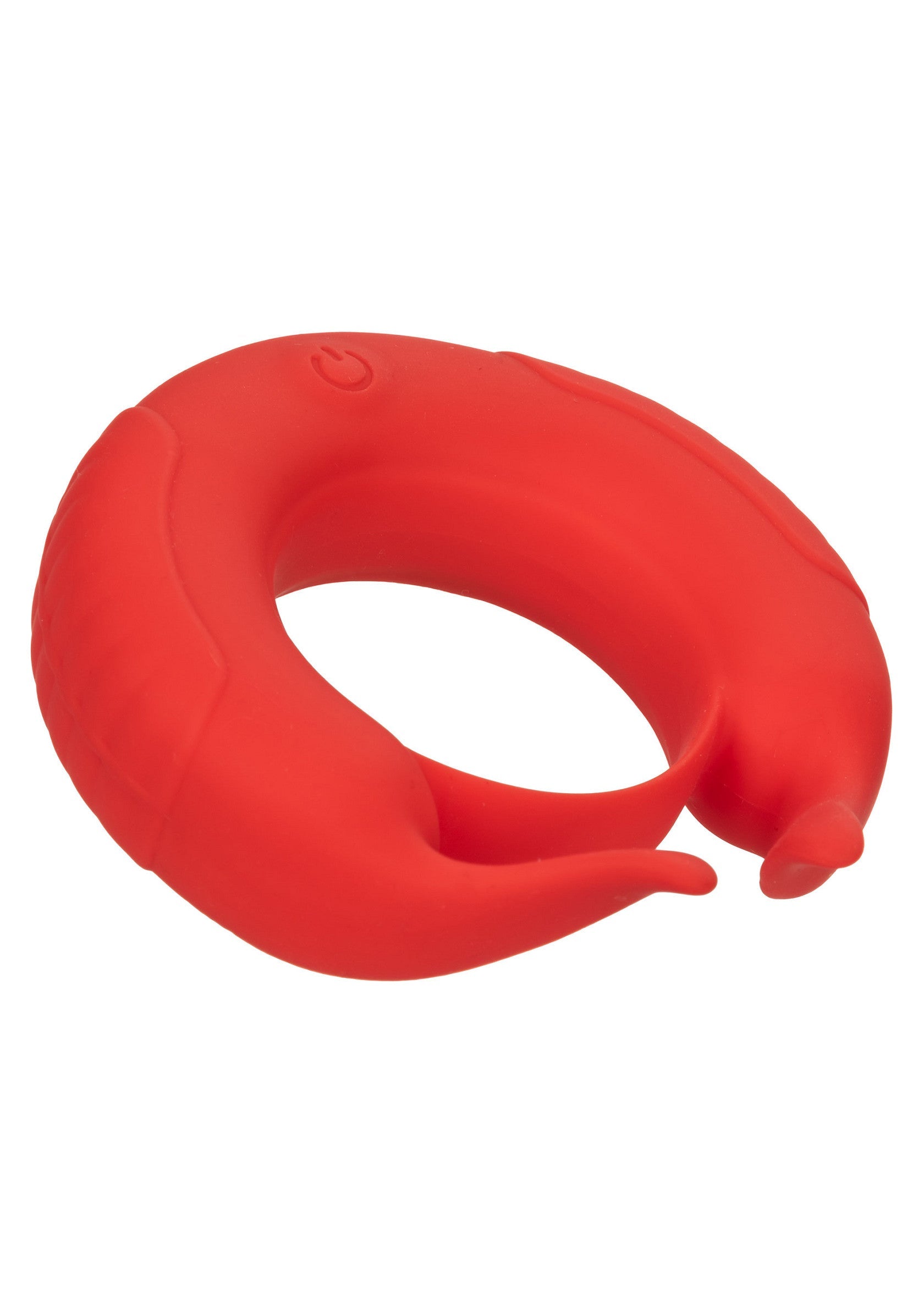 Anneau vibrant rouge pour plus de plaisir. Découvrez des sensations intenses avec ce sextoy vibrant innovant.; Rode vibrerende ring voor extra plezier. Ontdek intense sensaties met dit innovatieve vibrerende seksspeeltje.; Red vibrating ring for extra pleasure. Discover intense sensations with this innovative vibrating sex toy.