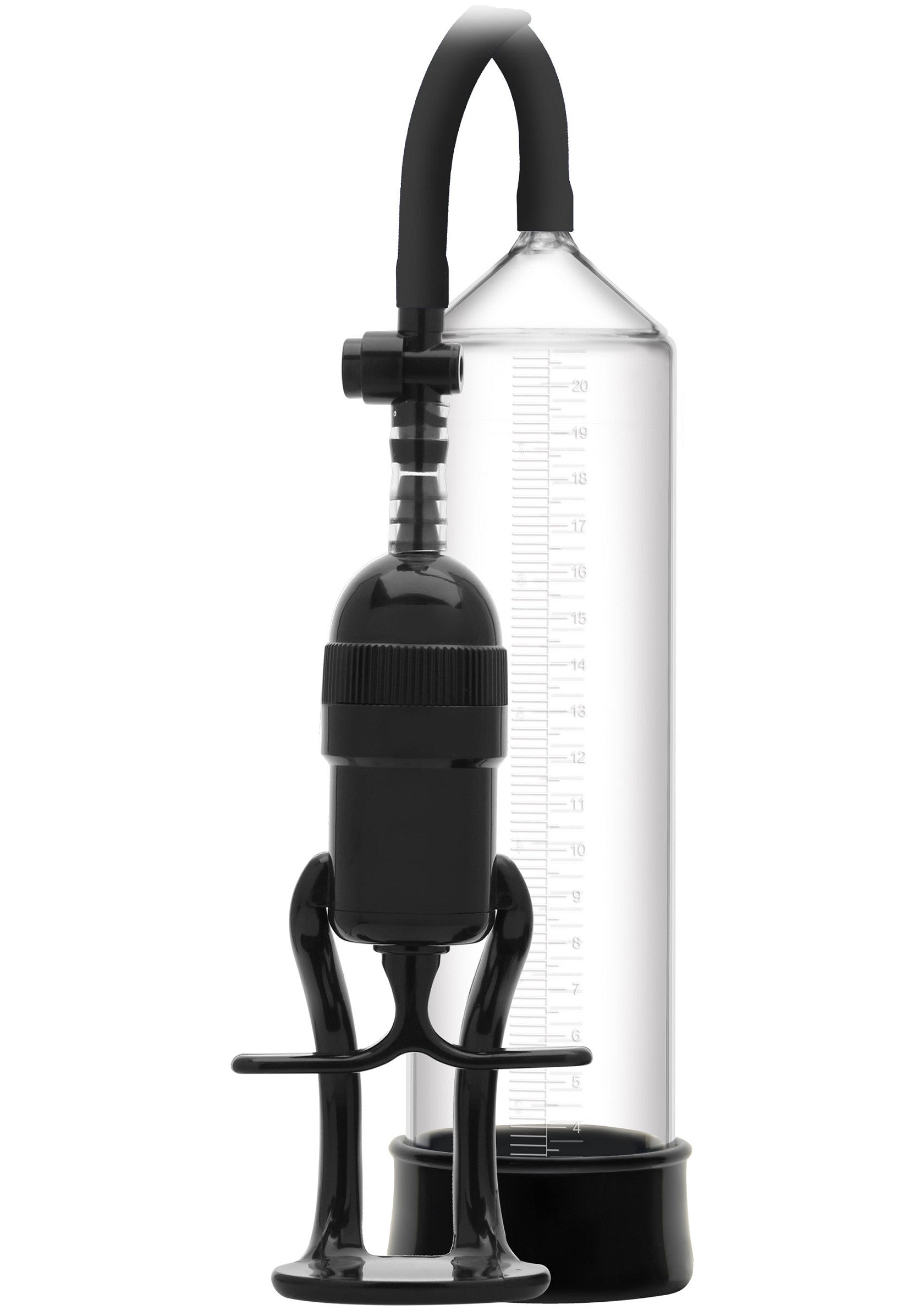Pompe à pénis avec tube de mesure pour un suivi précis des résultats. Accessoire pour adultes.; Penis pomp met meetbuis voor nauwkeurige resultaatmeting. Volwassen accessoire.; Penis pump with measuring tube for precise result tracking. Adult novelty.