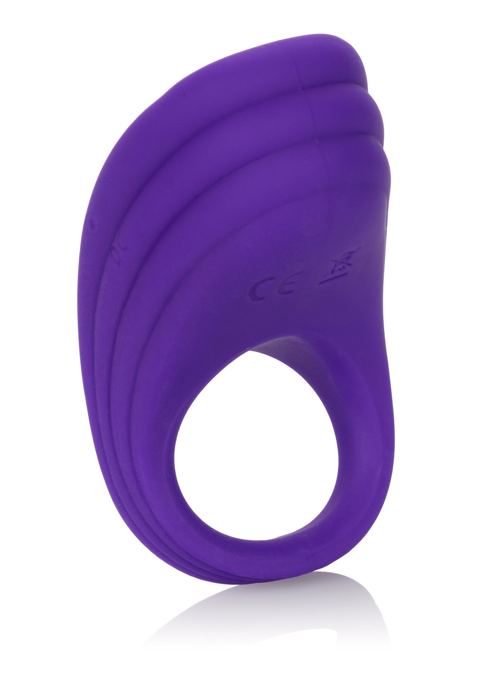 Anneau vibrant violet texturé pour plus de plaisir. Découvrez des sensations intenses et variées.; Paarse vibrerende ring met textuur voor extra plezier. Ontdek intense en gevarieerde sensaties.; Textured purple vibrating ring for added pleasure. Discover intense and varied sensations.