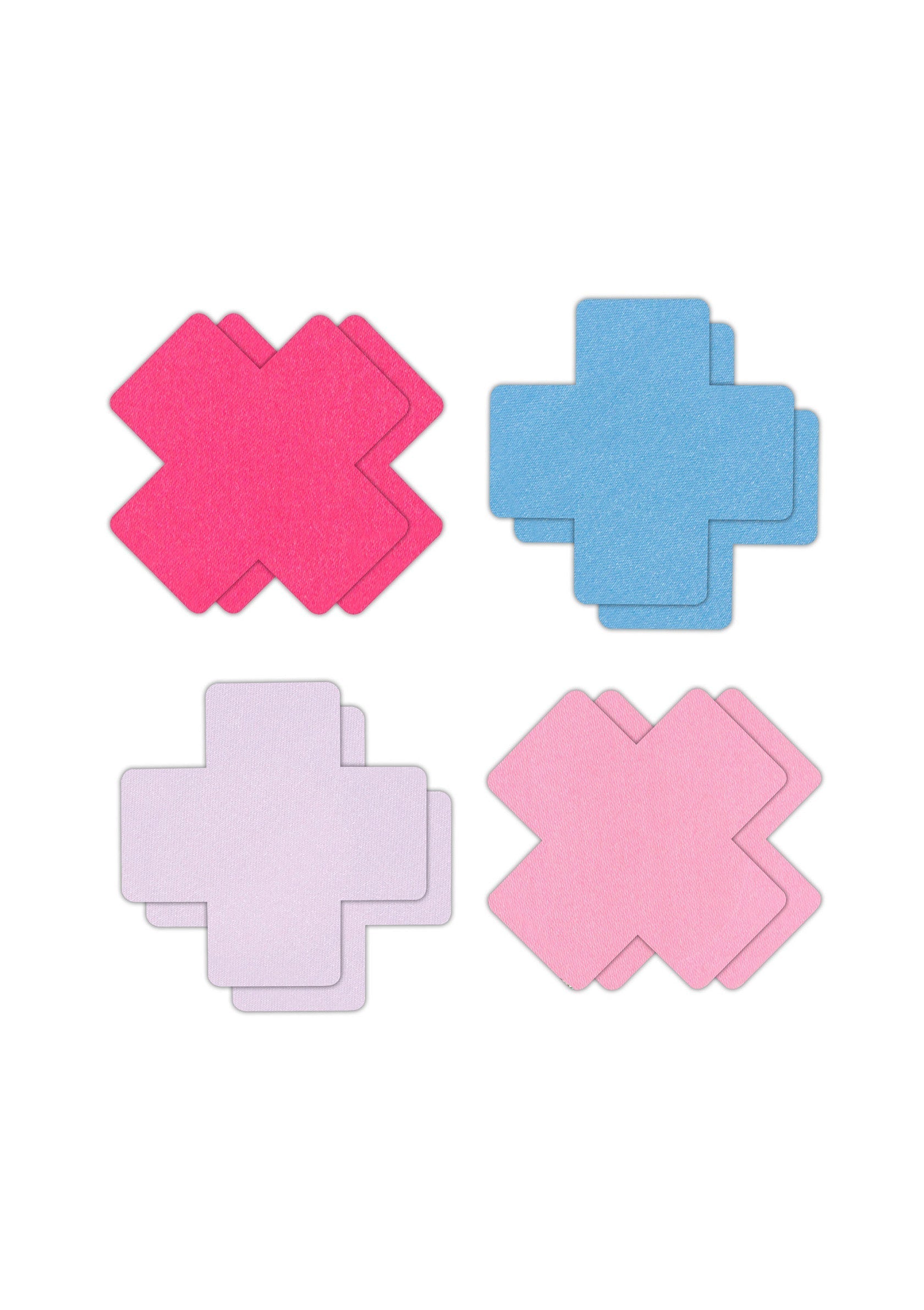 NS Novelties Pasties Cross II Assort 4 Pair
