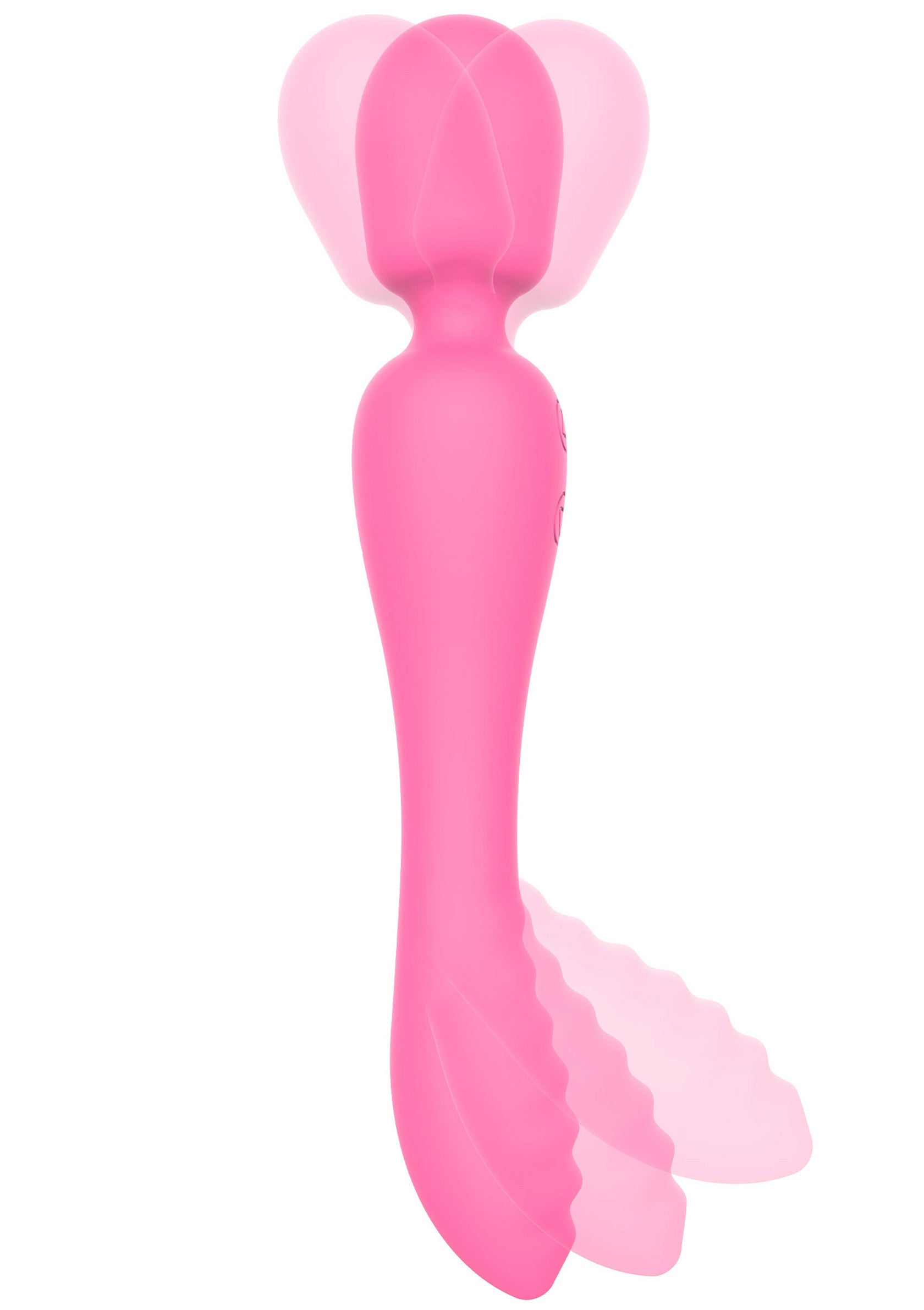 Masseur vibrant rose pour le plaisir féminin. Détente et excitation garanties!; Roze vibrerende stimulator voor vrouwelijk genot. Gegarandeerde ontspanning en opwinding!; Pink vibrating massager for female pleasure. Guaranteed relaxation and excitement!