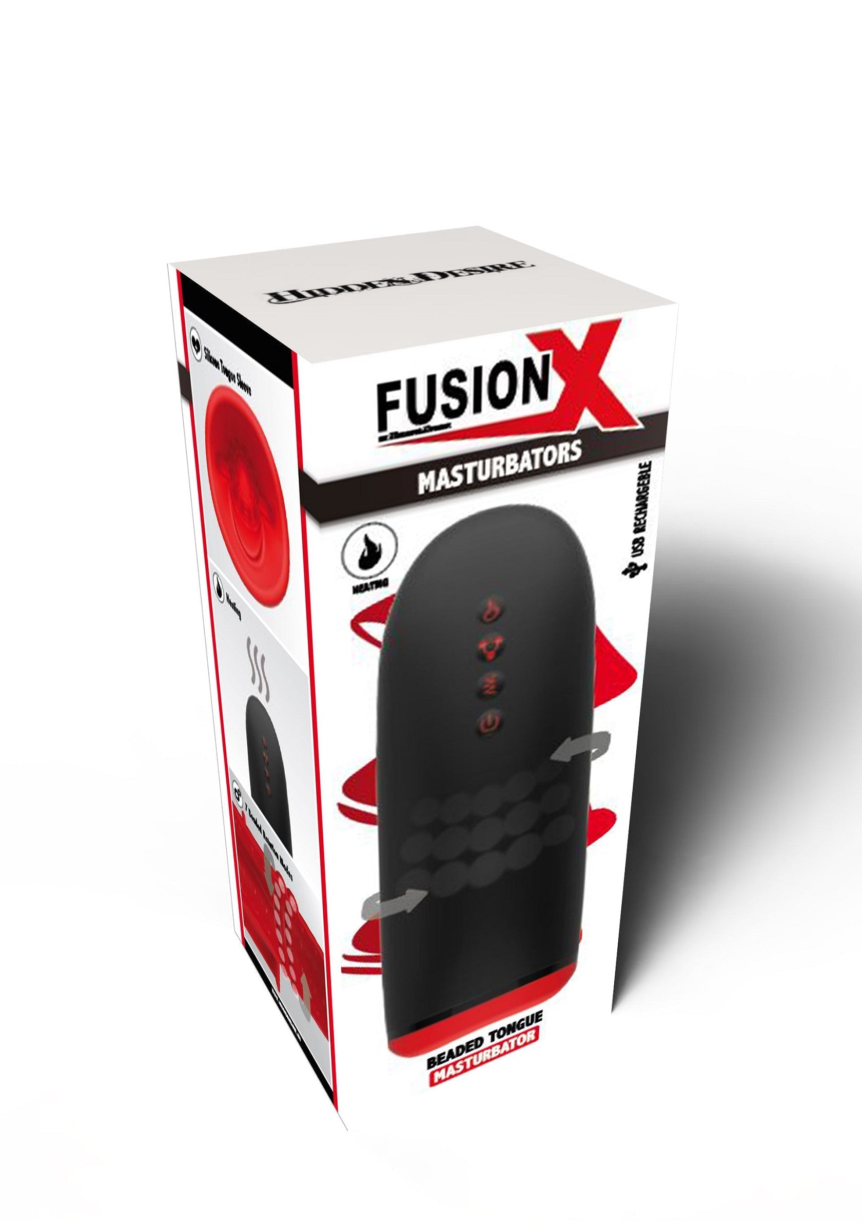 Hidden Desire Beaded Tongue Masturbator