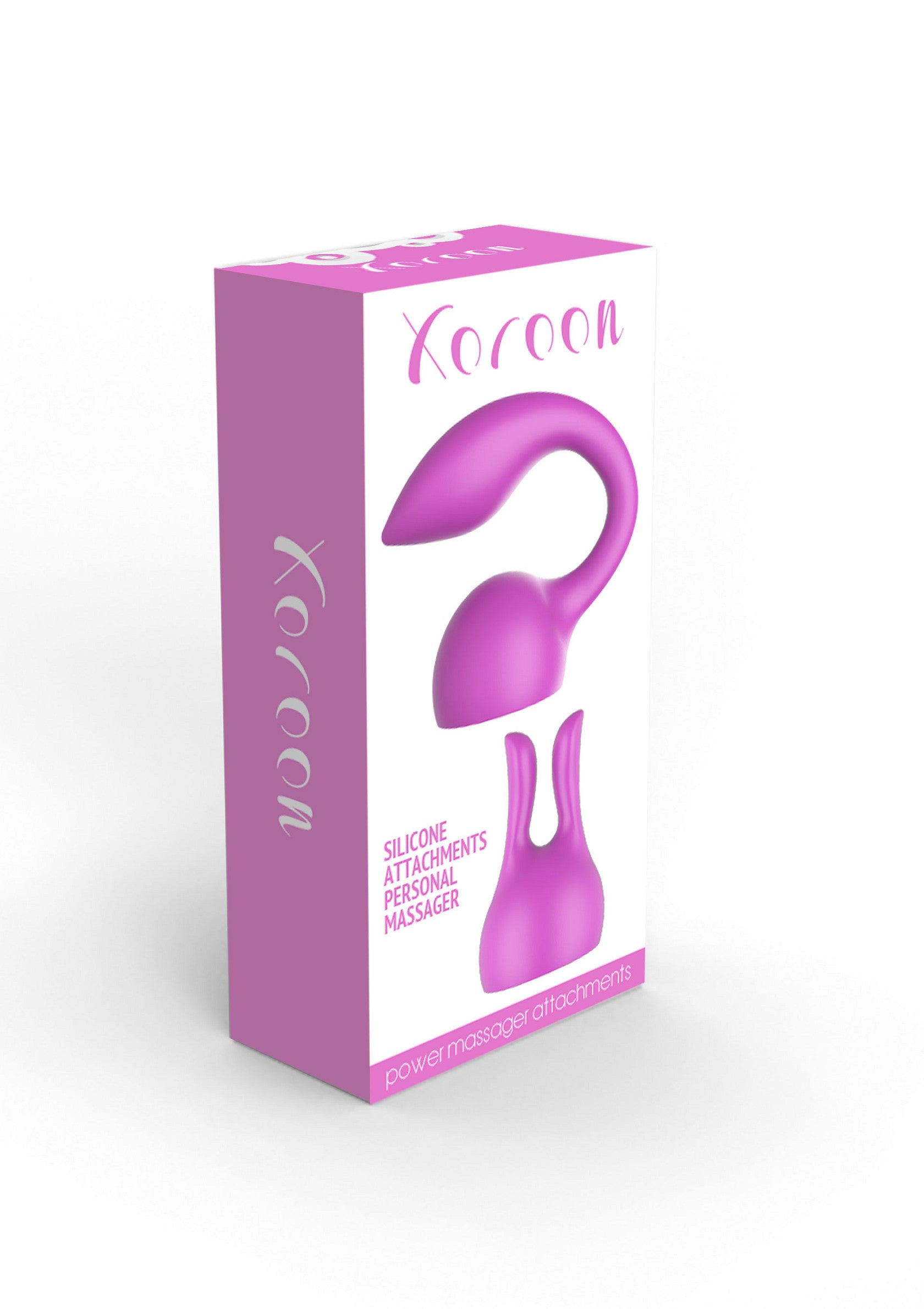 Accessoires de massage Xoroon, en silicone, pour une expérience personnalisée et relaxante.; Xoroon massage accessoires, siliconen, voor een gepersonaliseerde en ontspannende ervaring.; Xoroon massage attachments, silicone, for a personalized and relaxing experience.