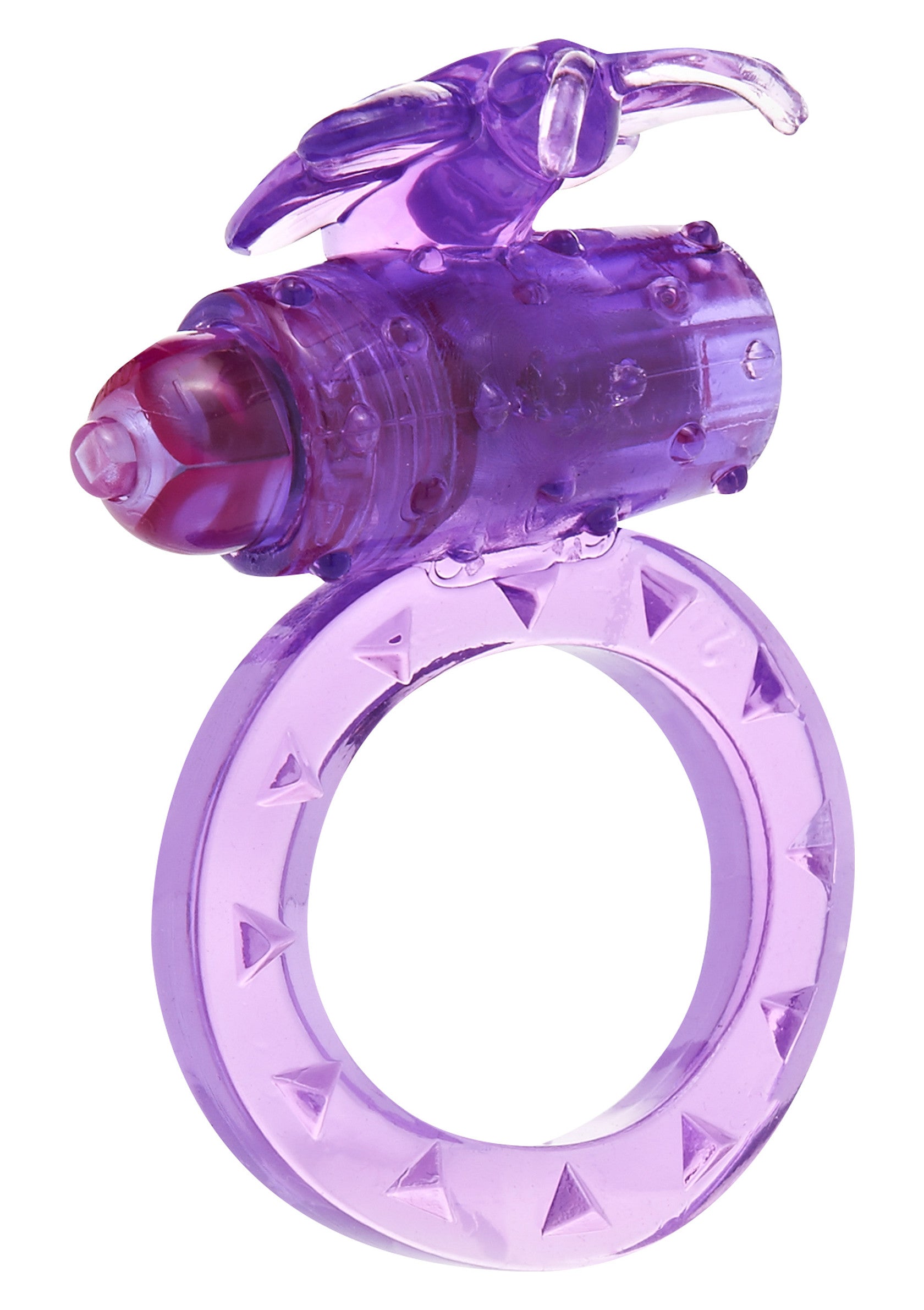 Anneau vibrant violet pour couples, pour des moments intimes intenses et passionnés.; Paarse vibrerende ring voor koppels, voor intense en gepassioneerde intieme momenten.; Purple vibrating couple's ring for intense, passionate intimate moments.