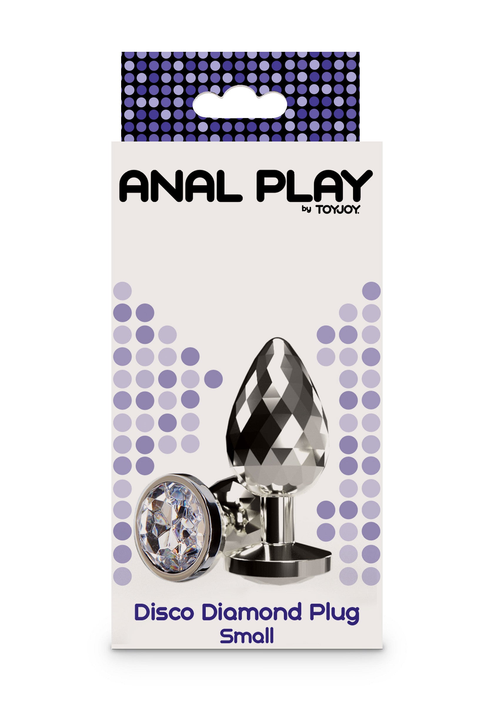 Plug anal Disco Diamond, petite taille, de ToyJoy. Un bijou intime pour des moments pétillants.; Disco Diamond anaal plug, klein formaat, van ToyJoy. Een intiem juweel voor sprankelende momenten.; Disco Diamond anal plug, small size, by ToyJoy. An intimate jewel for sparkling moments.