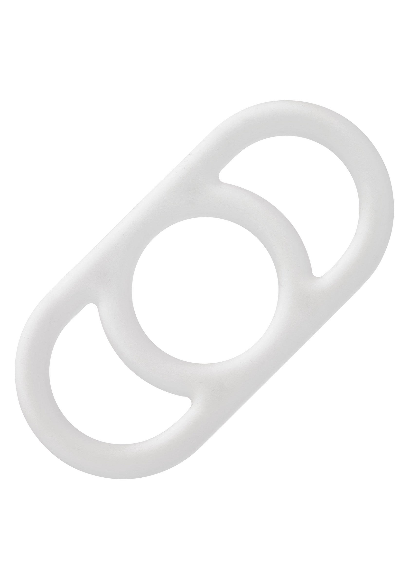 Anneau pénien en silicone blanche pour une performance accrue et un plaisir intense.; Witte siliconen penisring voor verbeterde prestaties en intens genot.; White silicone cock ring for enhanced performance and intense pleasure.