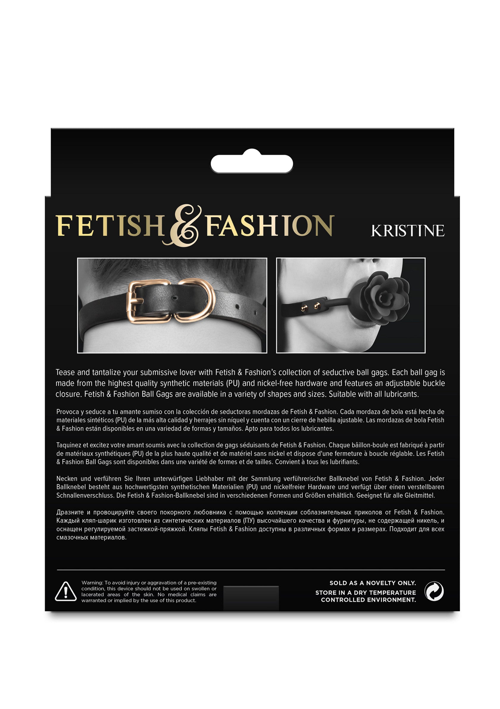 Fetish & Fashion Kristine: gag ball sexy pour pimenter vos jeux érotiques. Design raffiné, confort optimal. Explorez vos fantasmes!; Fetish & Fashion Kristine: sexy balgag voor spannende erotische spelletjes. Verfijnd design, optimaal comfort. Ontdek je fantasieën!; Fetish & Fashion Kristine: Sexy ball gag to spice up your erotic games. Refined design, optimal comfort. Explore your fantasies!
