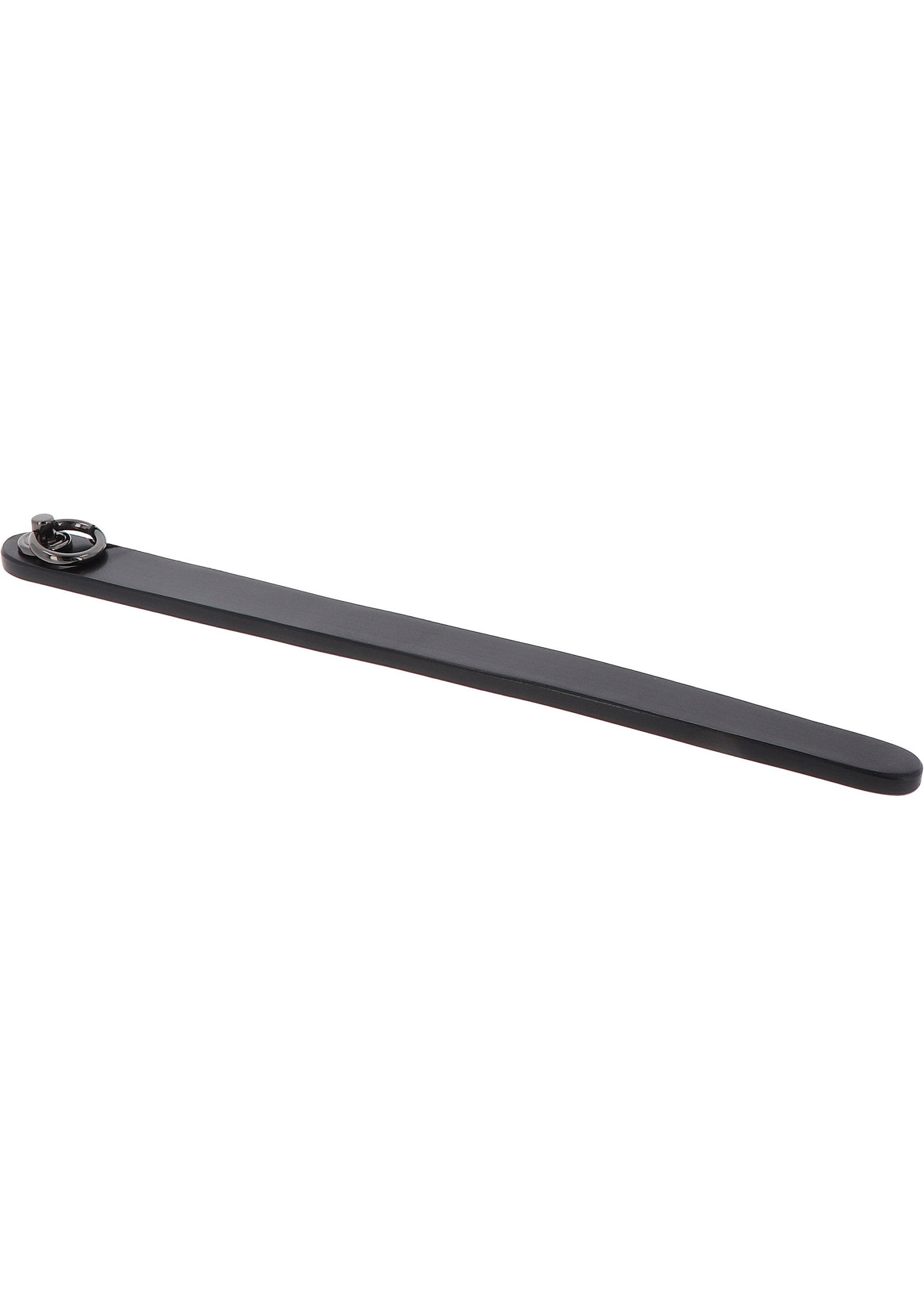 Bracelet fin noir avec anneau décoratif, accessoire de mode élégant et discret.; Slanke zwarte armband met decoratieve ring, stijlvol en discreet modeaccessoire.; Slim black bracelet with decorative ring, stylish and discreet fashion accessory.