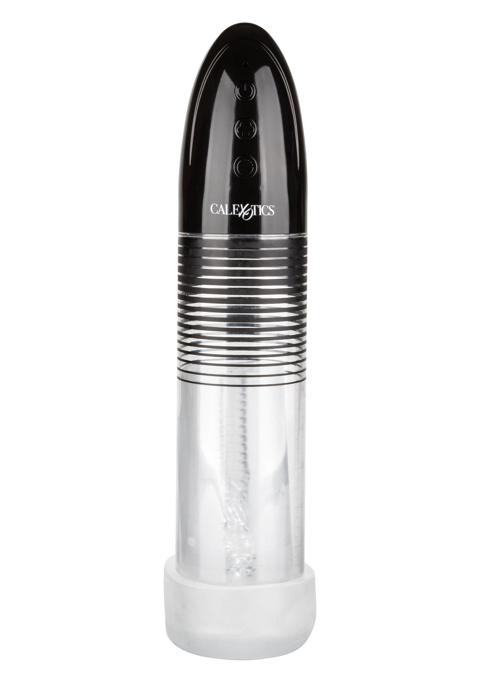 Plaisir masculin CalExotics avec texture. Design élégant et discret. Découvrez une nouvelle dimension du plaisir intime.; CalExotics mannelijk plezier speeltje met textuur. Elegant en discreet ontwerp. Ontdek een nieuwe dimensie van intiem genot.; CalExotics textured male pleasure toy. Sleek and discreet design. Discover a new dimension of intimate pleasure.