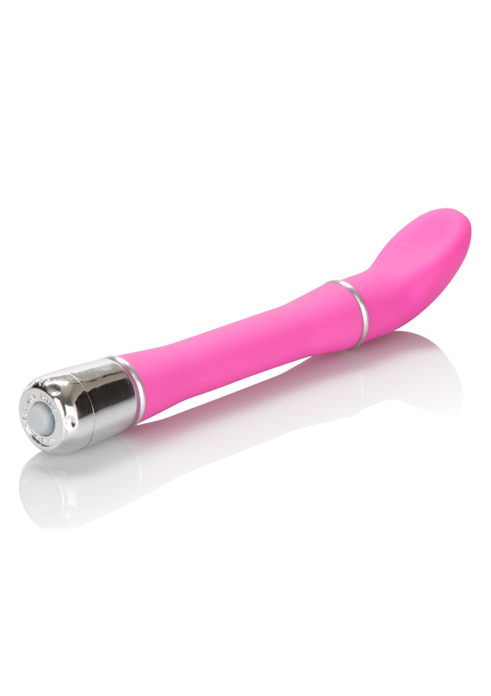 Vibromasseur rose élégant pour le plaisir personnel.; Stijlvolle roze vibrator voor persoonlijk genot.; Stylish pink vibrator for personal pleasure.