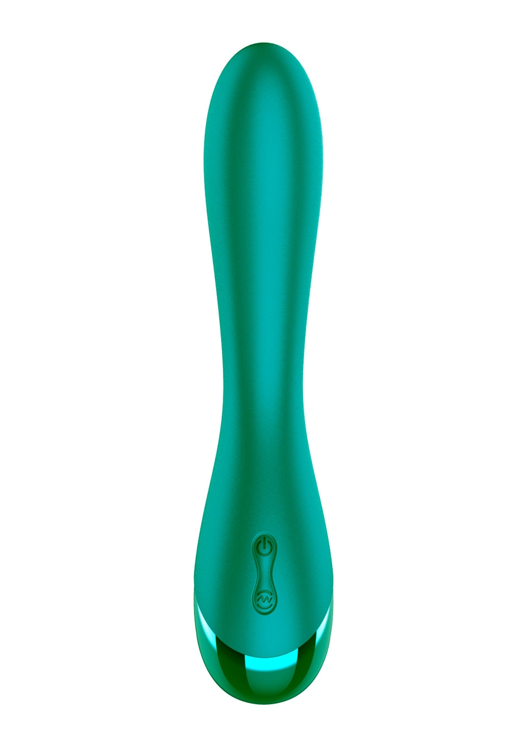 Vibromasseur vert élégant pour le plaisir intime.; Elegante groene vibrator voor intiem genot.; Sleek green vibrator for intimate pleasure.
