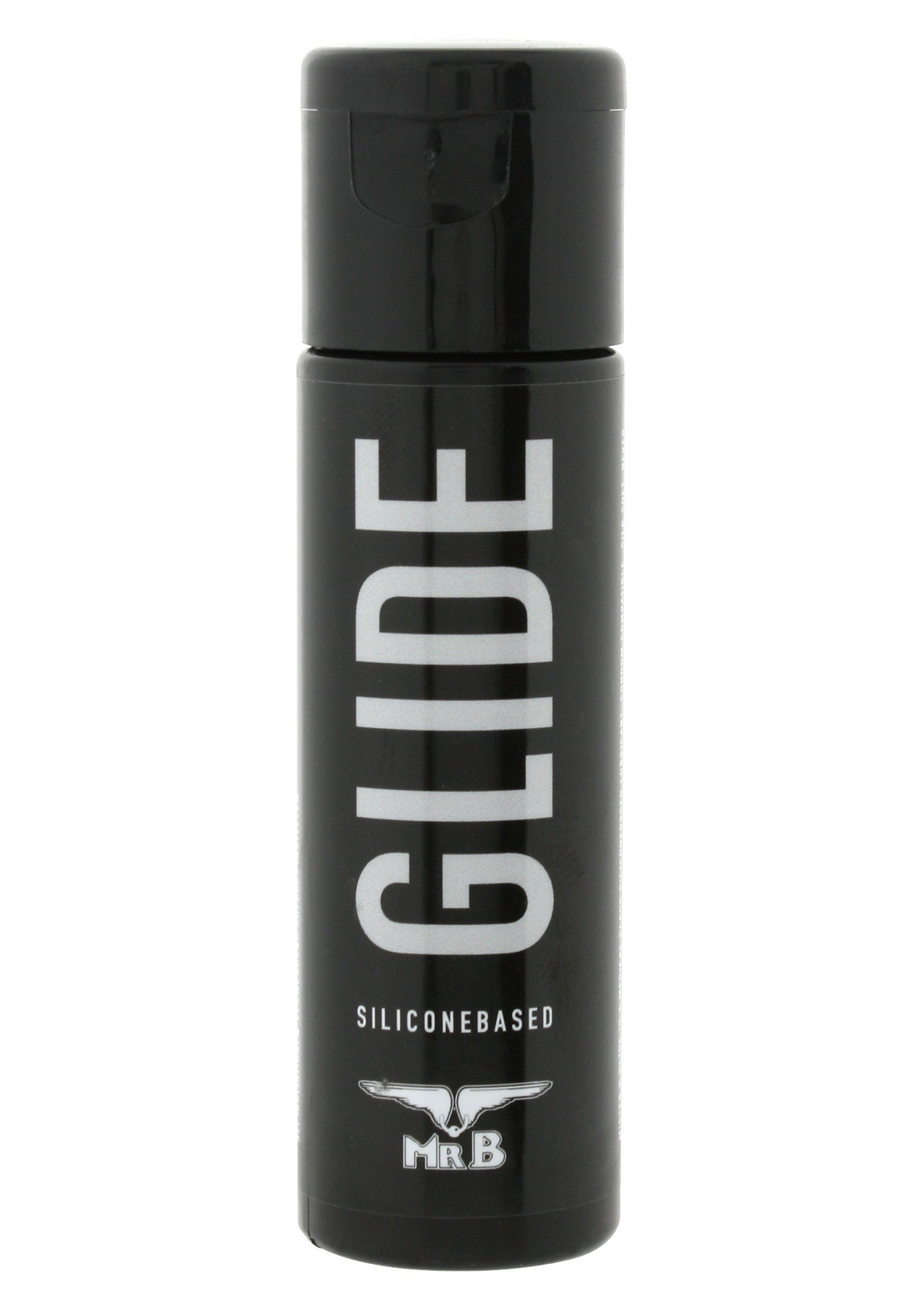 Lubrifiant à base de silicone Mr. B Glide. Un lubrifiant de haute qualité pour un plaisir durable et une expérience plus douce.; Mr. B Glide siliconen glijmiddel. Een hoogwaardig glijmiddel voor langdurig plezier en een soepelere ervaring.; Mr. B Glide silicone-based lubricant. A high-quality lubricant for long-lasting pleasure and a smoother experience.