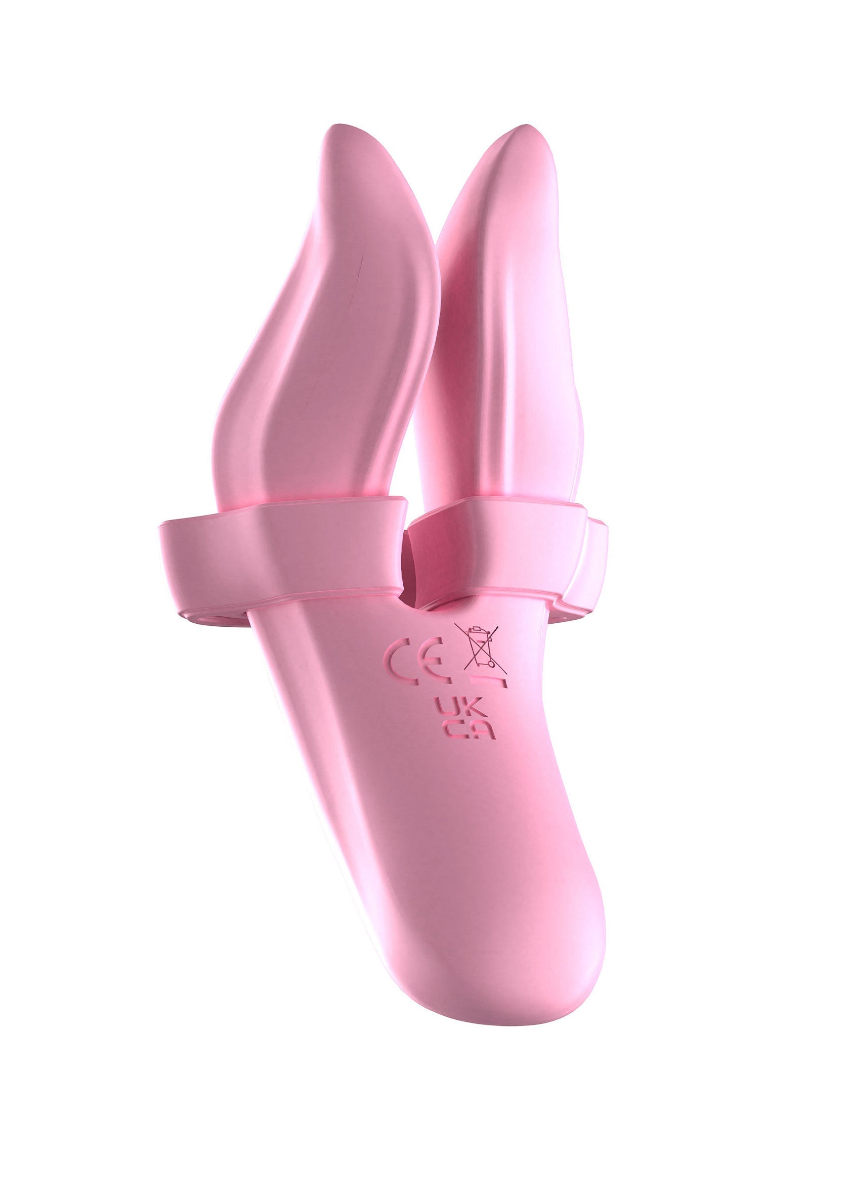 Vibromasseur rose double stimulation pour le plaisir féminin. Jouet intime vibrant pour adultes.; Roze vibrator voor dubbele stimulatie, voor vrouwelijk genot. Vibrerend intimiteitsspeeltje voor volwassenen.; Pink double stimulation vibrator for female pleasure. Adult vibrating intimate toy.