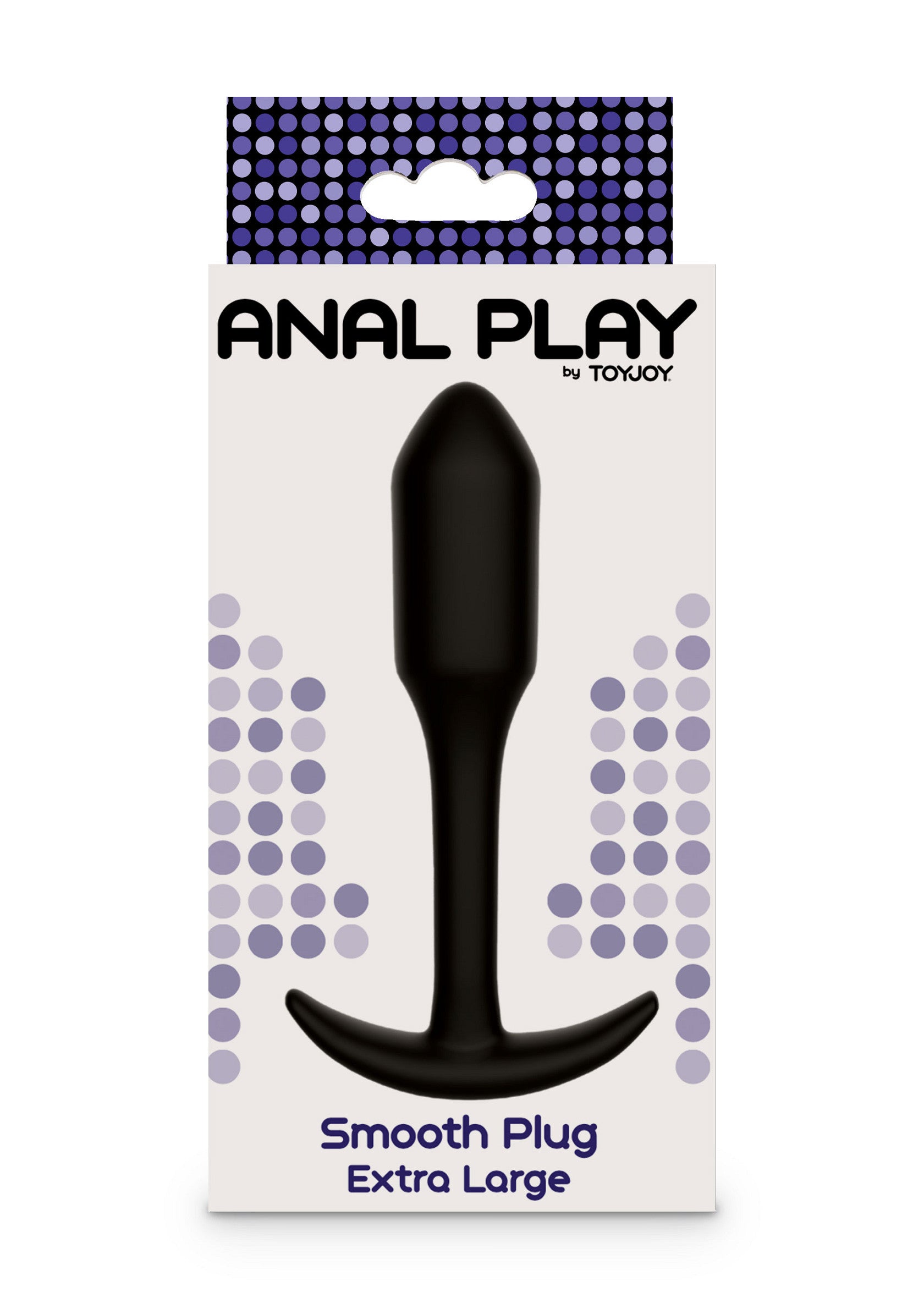 Plug anal lisse extra large noir, de ToyJoy pour l'anal play. Idéal pour les débutants ou pour ceux qui aiment les sensations fortes.; Zwarte extra grote gladde anale plug van ToyJoy voor anale play. Ideaal voor beginners of voor wie van een intense ervaring houdt.; Black extra large smooth anal plug from ToyJoy for anal play. Ideal for beginners or for those who like a strong experience.