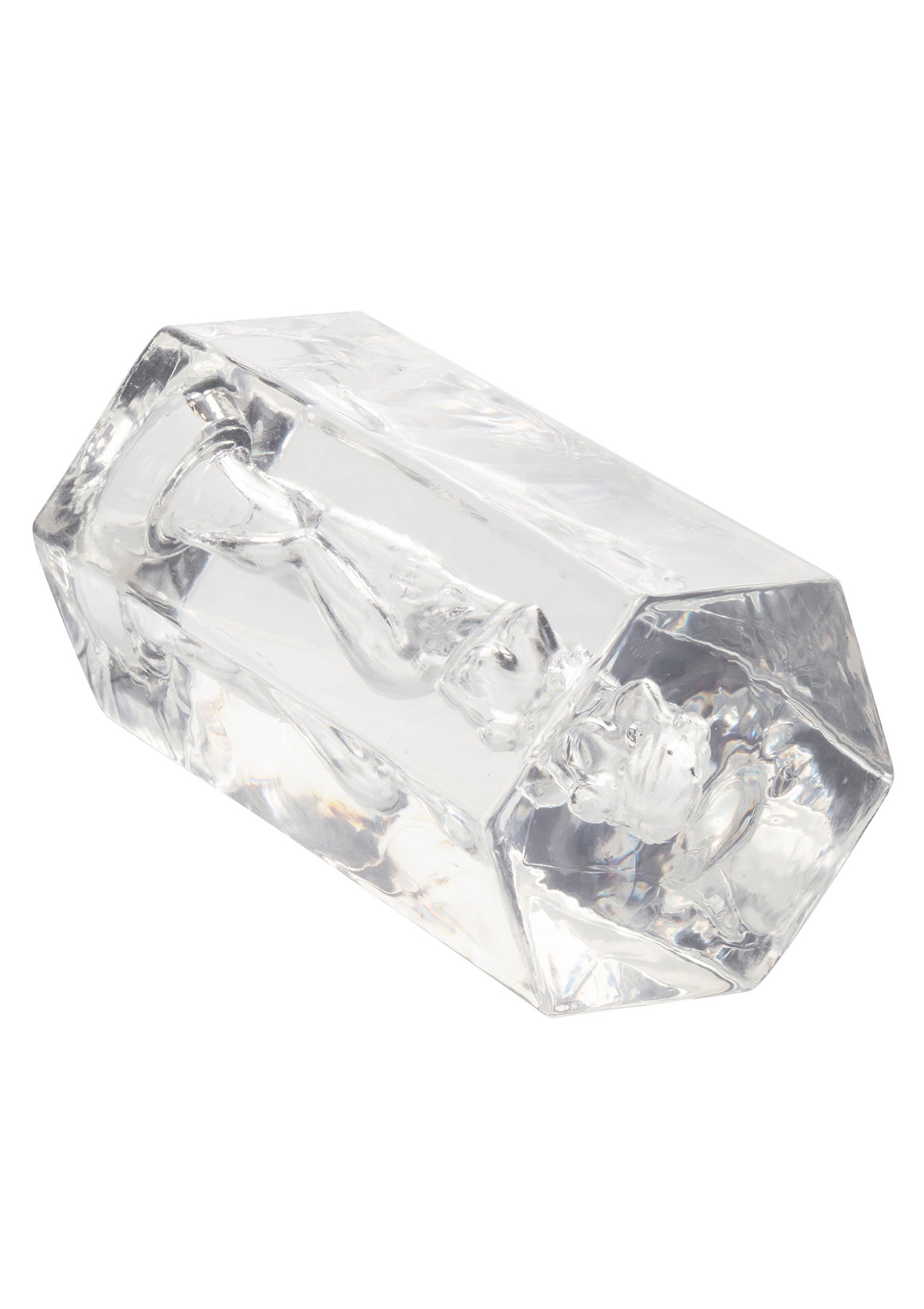 Vase en cristal transparent, forme géométrique moderne. Idéal pour fleurs coupées et décoration d'intérieur.; Heldere kristallen vaas met moderne geometrische vorm. Perfect voor snijbloemen en interieurdecoratie.; Clear crystal vase with a modern geometric shape. Ideal for cut flowers and home decor.
