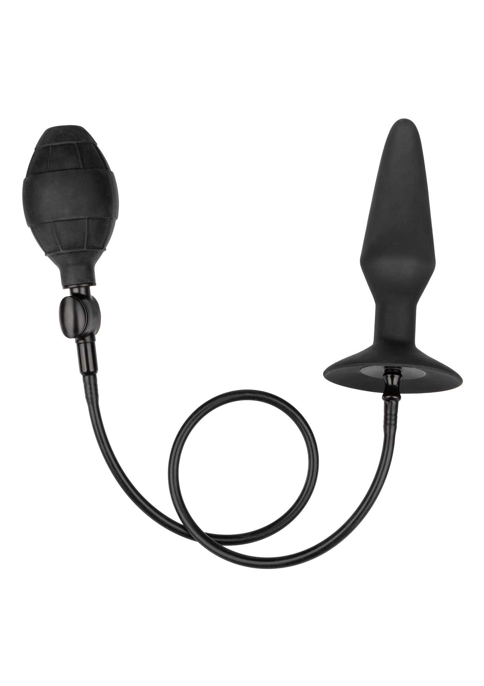 Plug anal gonflable noir pour un plaisir intense et personnalisé. Explorez de nouvelles sensations !; Opblaasbare buttplug zwart voor intense, persoonlijke stimulatie. Ontdek nieuwe sensaties!; Inflatable black butt plug for intense, personal stimulation. Explore new sensations!