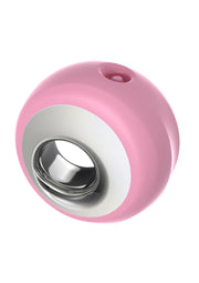 Perle rose et argent élégante pour bracelet ou collier. Ajoutez une touche de couleur et de style à vos bijoux.; Elegante roze en zilveren bedel voor armband of ketting. Voeg een vleugje kleur en stijl toe aan je sieraden.; Elegant pink and silver charm bead for bracelet or necklace. Add a touch of color and style to your jewelry.