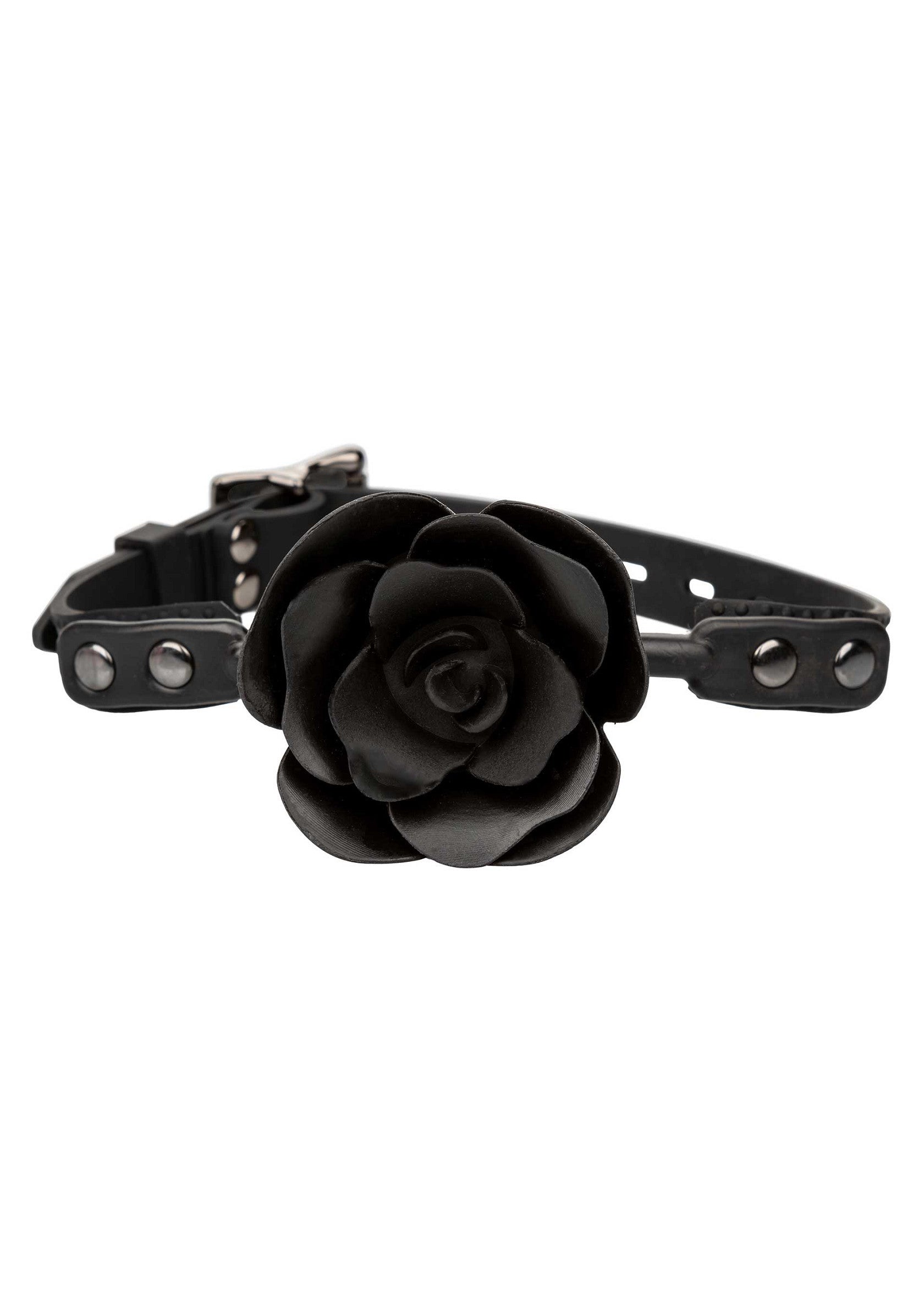 Collier ras du cou noir avec rose. Accessoire de mode gothique et élégant.; Zwarte choker met roos. Gothic en elegante modeaccessoire.; Black choker with rose. Gothic and elegant fashion accessory.