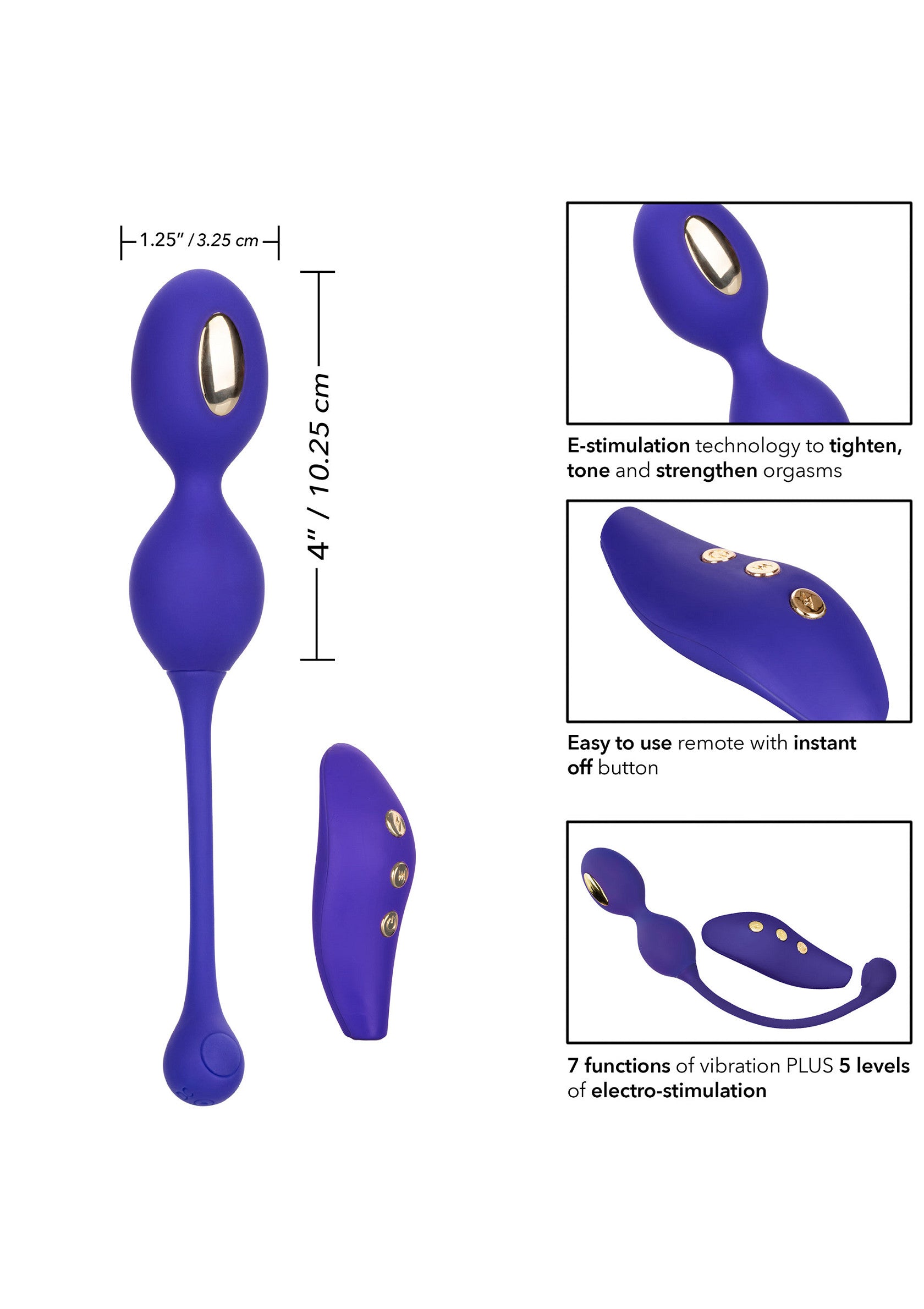 CalExotics Estim Dual Kegel Exerciser