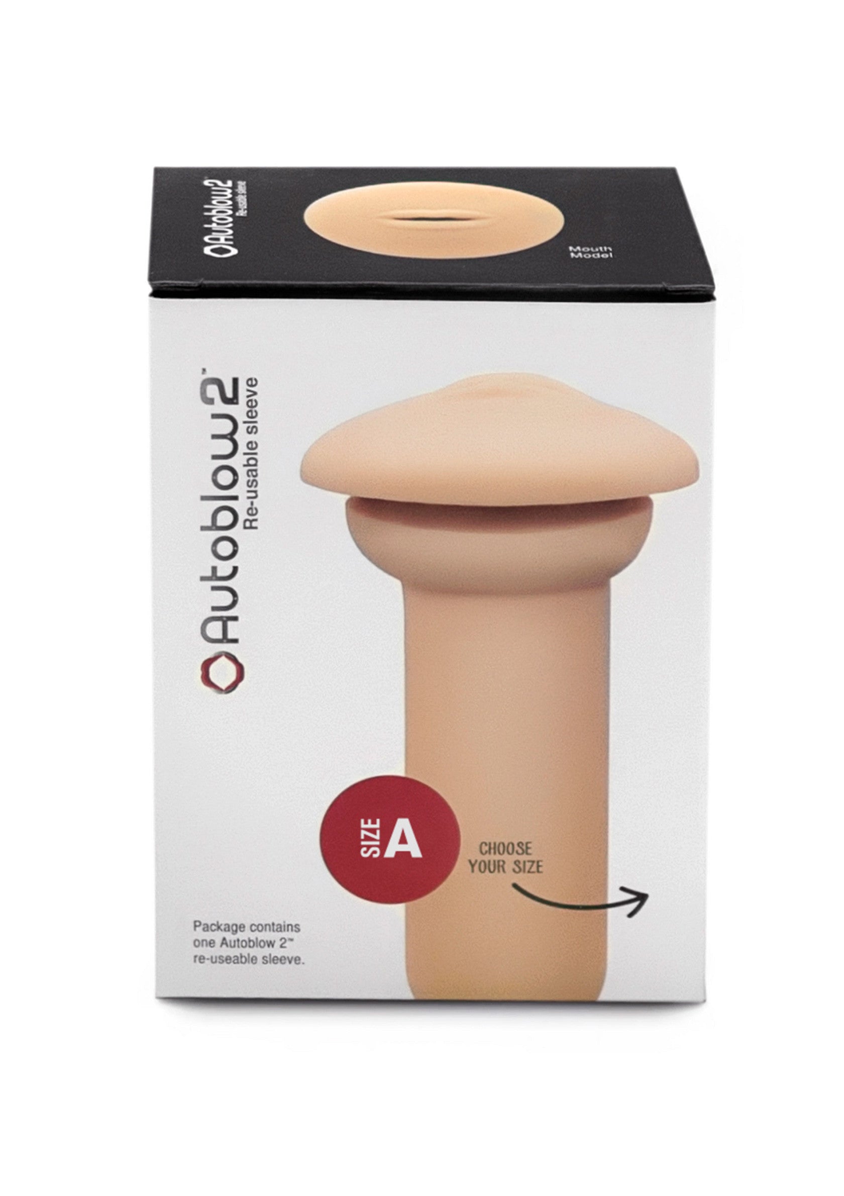 Manchon réutilisable Autoblow 2. Choisissez votre taille. Plaisir garanti!; Autoblow 2 herbruikbare sleeve. Kies je maat. Gegarandeerd plezier!; Autoblow 2 Reusable Sleeve. Choose your size. Guaranteed pleasure!