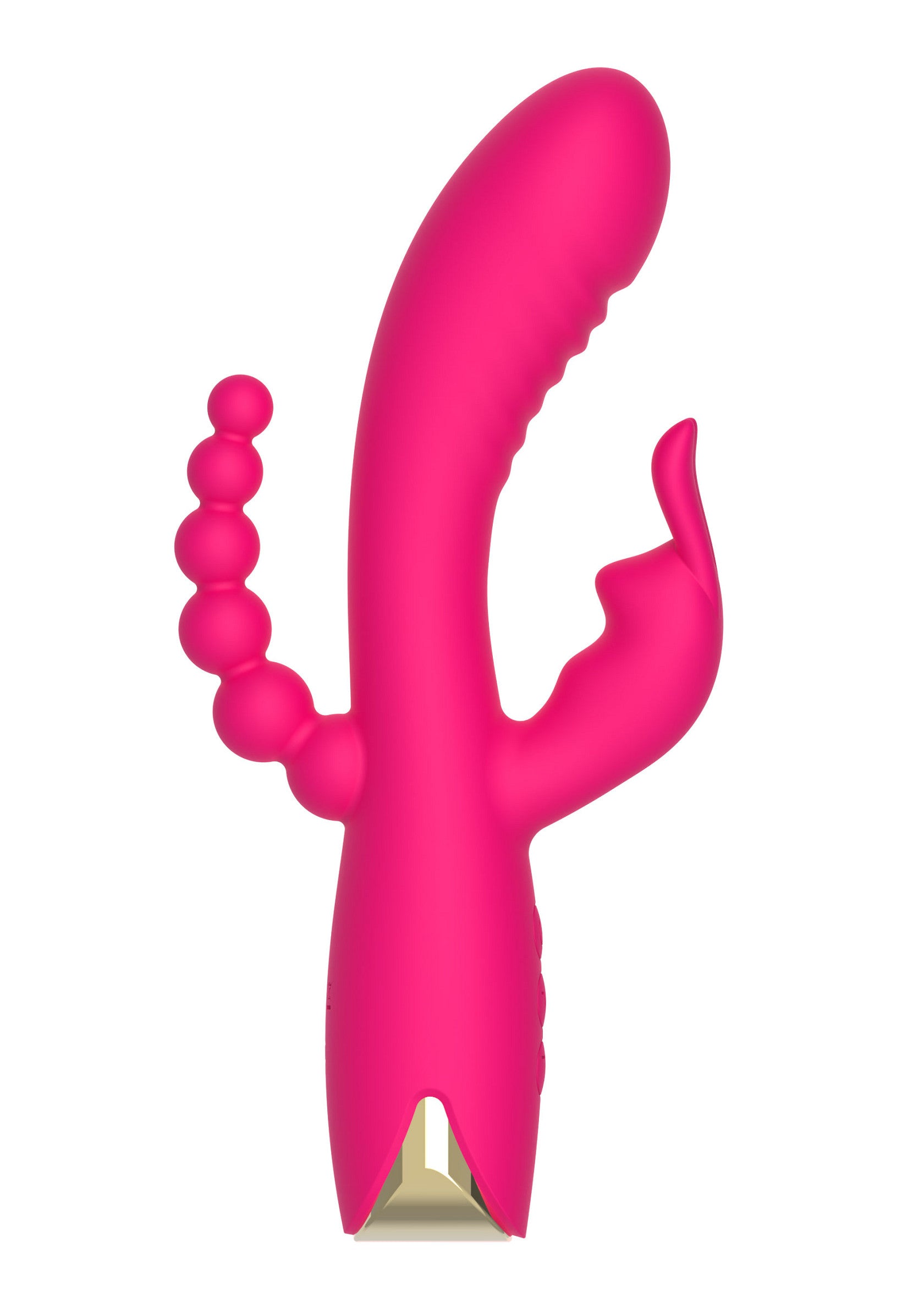 Vibromasseur rose vibrant pour le plaisir. Explorez votre sensualité avec cet accessoire intime.; Roze vibrerende stimulator voor genot. Ontdek je sensualiteit met dit intieme accessoire.; Vibrating pink massager for pleasure. Explore your sensuality with this intimate accessory.