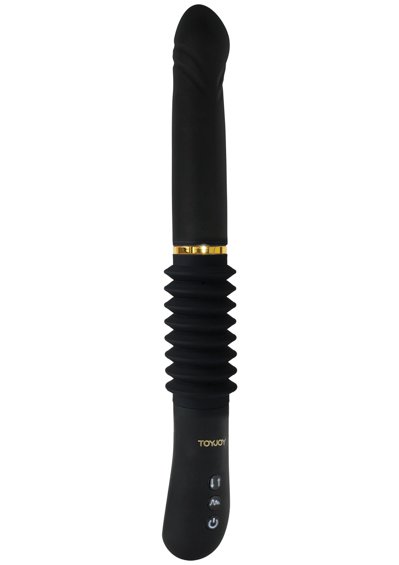 Vibromasseur noir texturé pour un plaisir intense. Explorez de nouvelles sensations avec cet accessoire de ToyJoy !; Zwarte vibrator met textuur voor intens genot. Ontdek nieuwe sensaties met dit accessoire van ToyJoy!; Textured black vibrator for intense pleasure. Explore new sensations with this ToyJoy accessory!