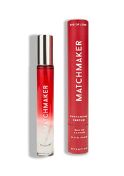 Parfum Matchmaker Eye of Love. Attirez l'attention avec ce parfum aux phéromones irrésistible. 10 ml; Matchmaker Eye of Love parfum. Trek de aandacht met dit onweerstaanbare parfum met feromonen. 10 ml; Matchmaker Eye of Love perfume. Attract attention with this irresistible pheromone perfume. 0.34 fl oz (10 ml)