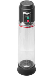 Pompe pénienne ToyJoy électrique avec manomètre pour un plaisir intense et une satisfaction optimale.; Elektrische penispomp ToyJoy met manometer voor intens plezier en maximale voldoening.; ToyJoy electric penis pump with gauge for intense pleasure and maximum satisfaction.