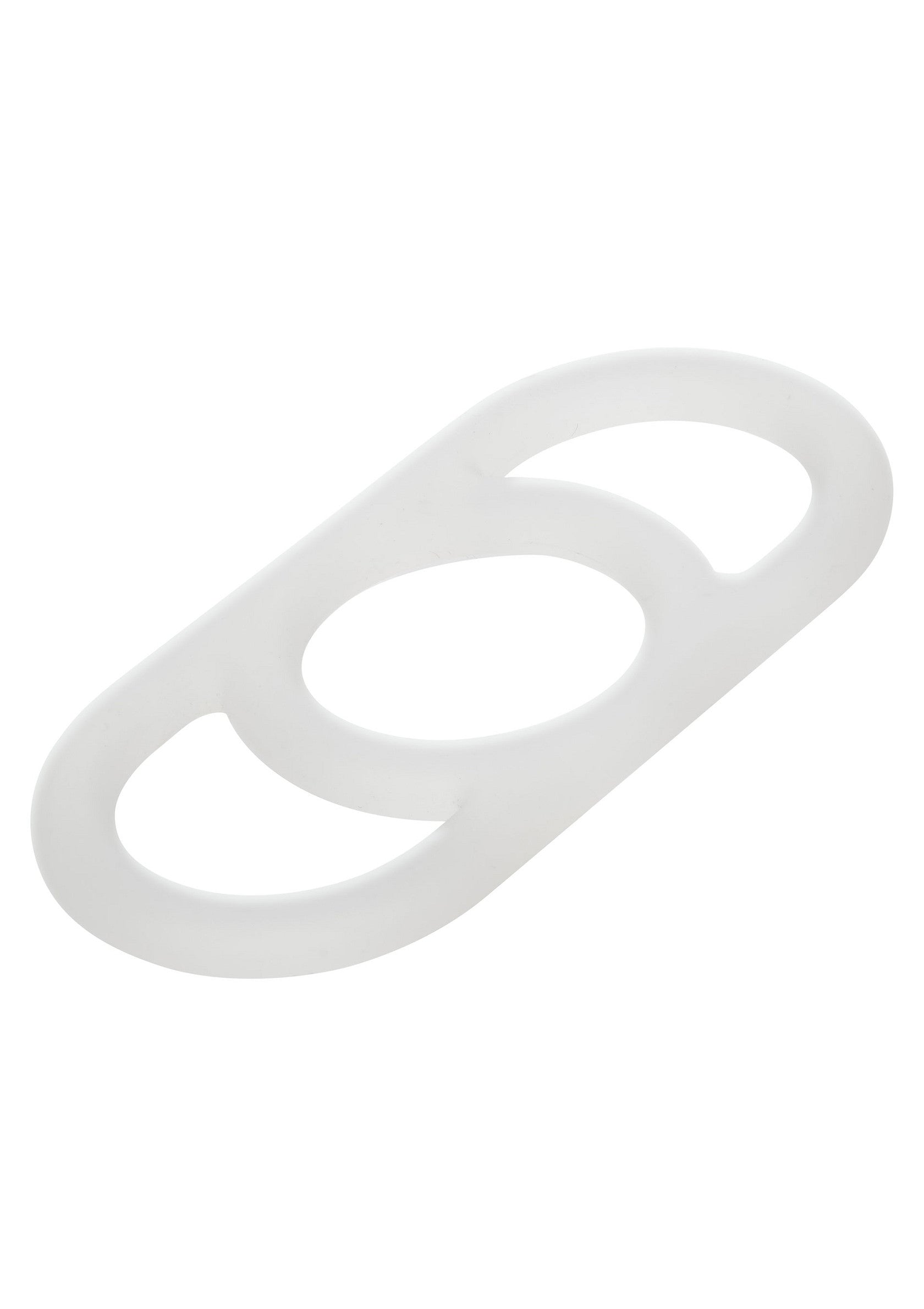 Anneau pénien en silicone blanc pour un plaisir accru. Confortable et discret.; Witte siliconen penisring voor meer genot. Comfortabel en discreet.; White silicone penis ring for enhanced pleasure. Comfortable and discreet.