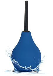 Poire à lavement bleue pour l'hygiène personnelle et le nettoyage en profondeur. Solution douce et efficace pour le confort et la propreté.; Blauwe klysma peer voor persoonlijke hygiëne en diepe reiniging. Zachte en effectieve oplossing voor comfort en netheid.; Blue enema bulb for personal hygiene and deep cleansing. Gentle and effective solution for comfort and cleanliness.
