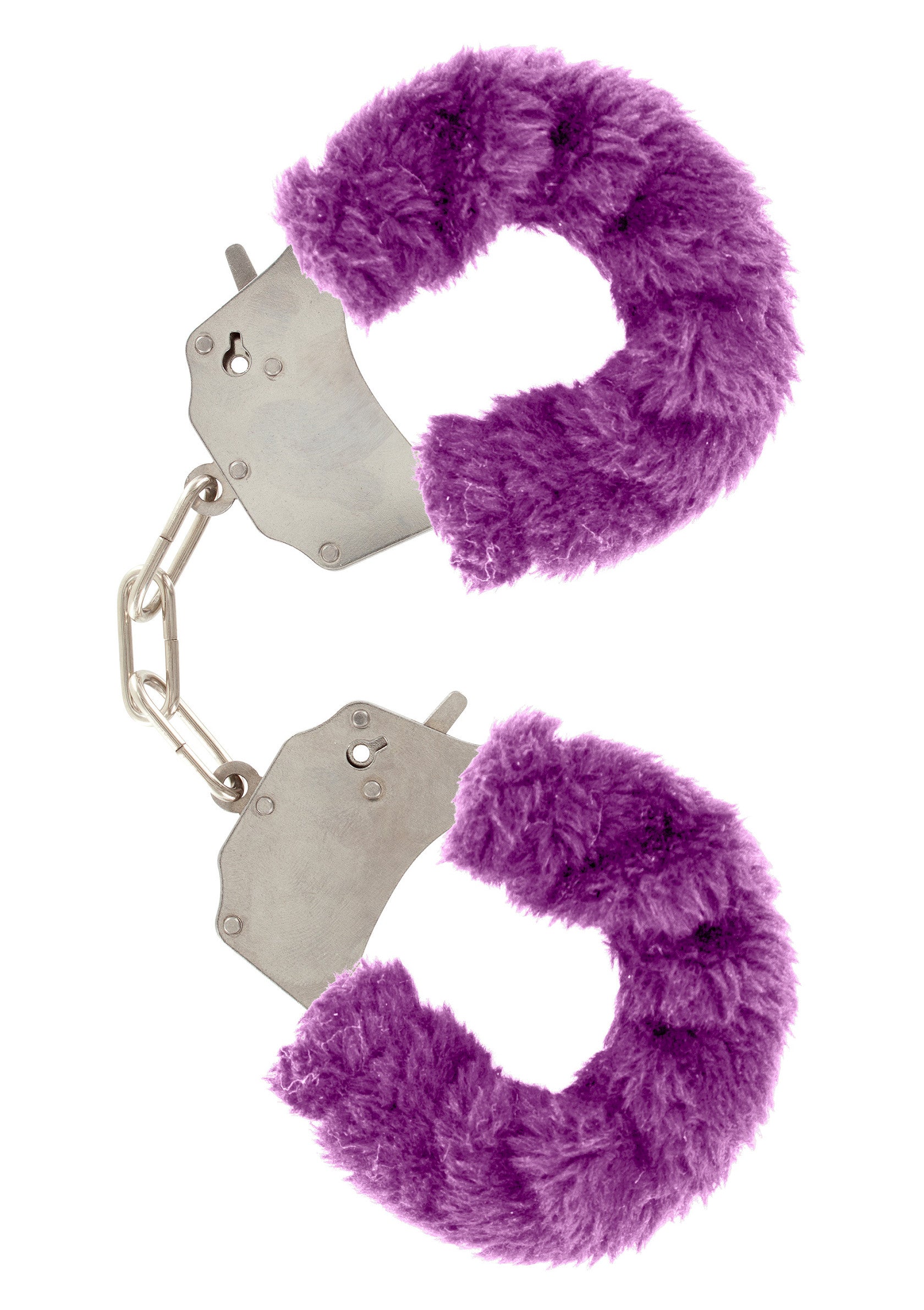 Menottes en fourrure violette, accessoires coquins et ludiques pour adultes, parfaits pour ajouter une touche d'excitation à votre vie amoureuse.; Paarse bont handboeien, speelse en ondeugende accessoires voor volwassenen, perfect om een vleugje opwinding toe te voegen aan je liefdesleven.; Purple furry handcuffs, playful and naughty accessories for adults, perfect for adding a touch of excitement to your love life.