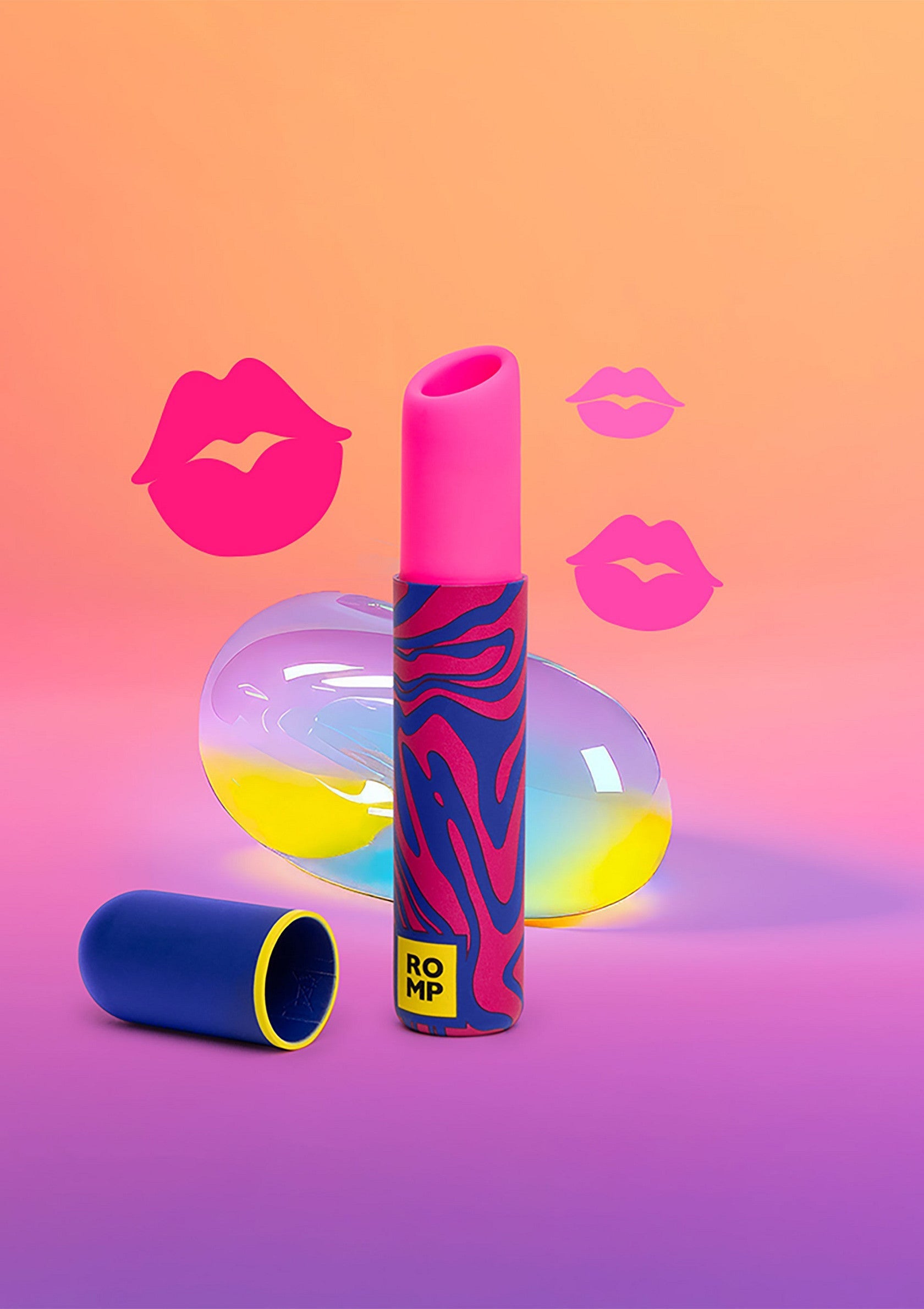 Rouge à lèvres tendance avec un motif marbré unique. Un incontournable pour un look audacieux et moderne.; Trendy lippenstift met uniek marmereffect. Een must-have voor een gedurfde en moderne look.; Trendy lipstick with a unique marbled design. A must-have for a bold and modern look.