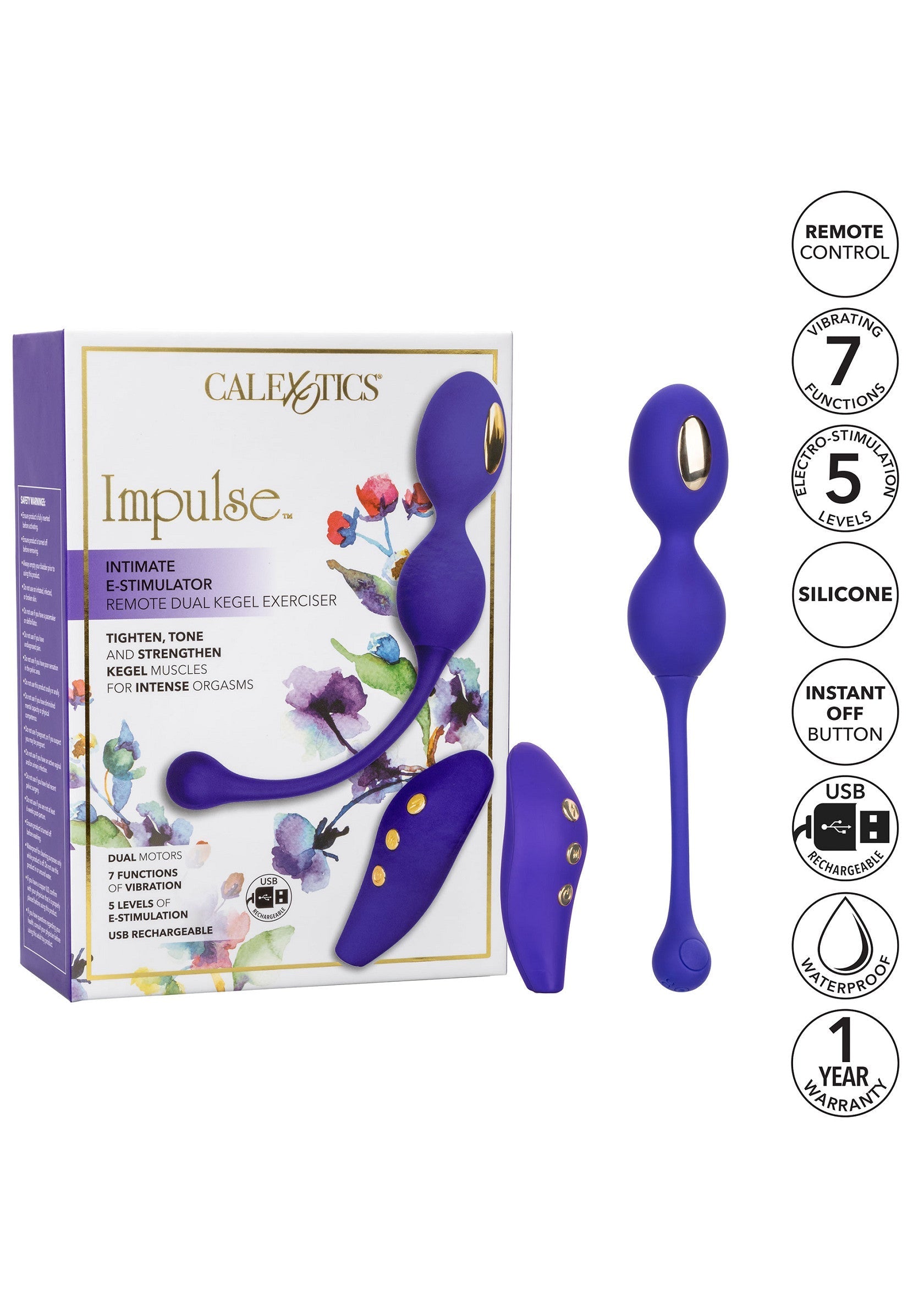 CalExotics Estim Dual Kegel Exerciser
