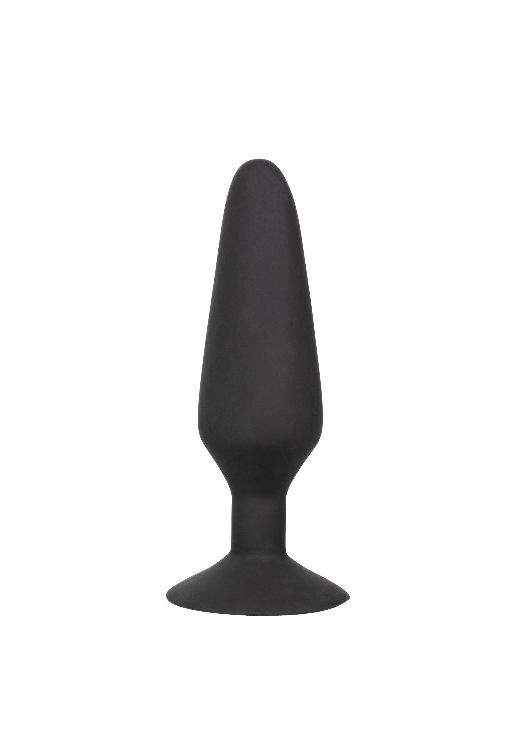 Plug anal noir lisse, pour une expérience intime agréable et confortable. Idéal pour les débutants.; Gladde zwarte anaalplug voor een comfortabele, intieme ervaring. Ideaal voor beginners.; Smooth black butt plug for a comfortable, intimate experience. Ideal for beginners.