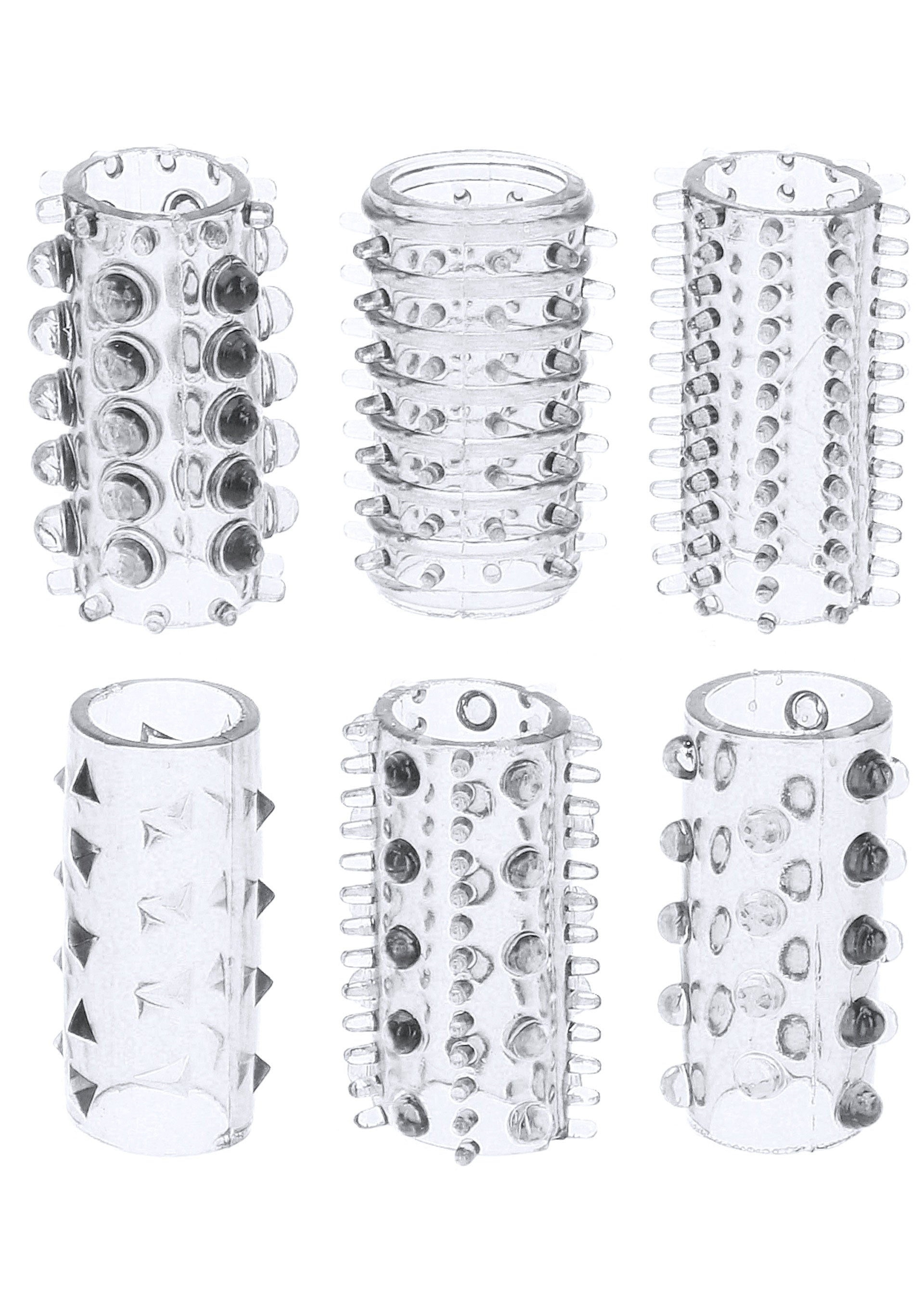 Manchons texturés pour plus de plaisir. Découvrez notre collection de manchons pour homme.; Getextureerde hulzen voor extra plezier. Ontdek onze collectie hulzen voor mannen.; Textured sleeves for added pleasure. Discover our collection of male sleeves.