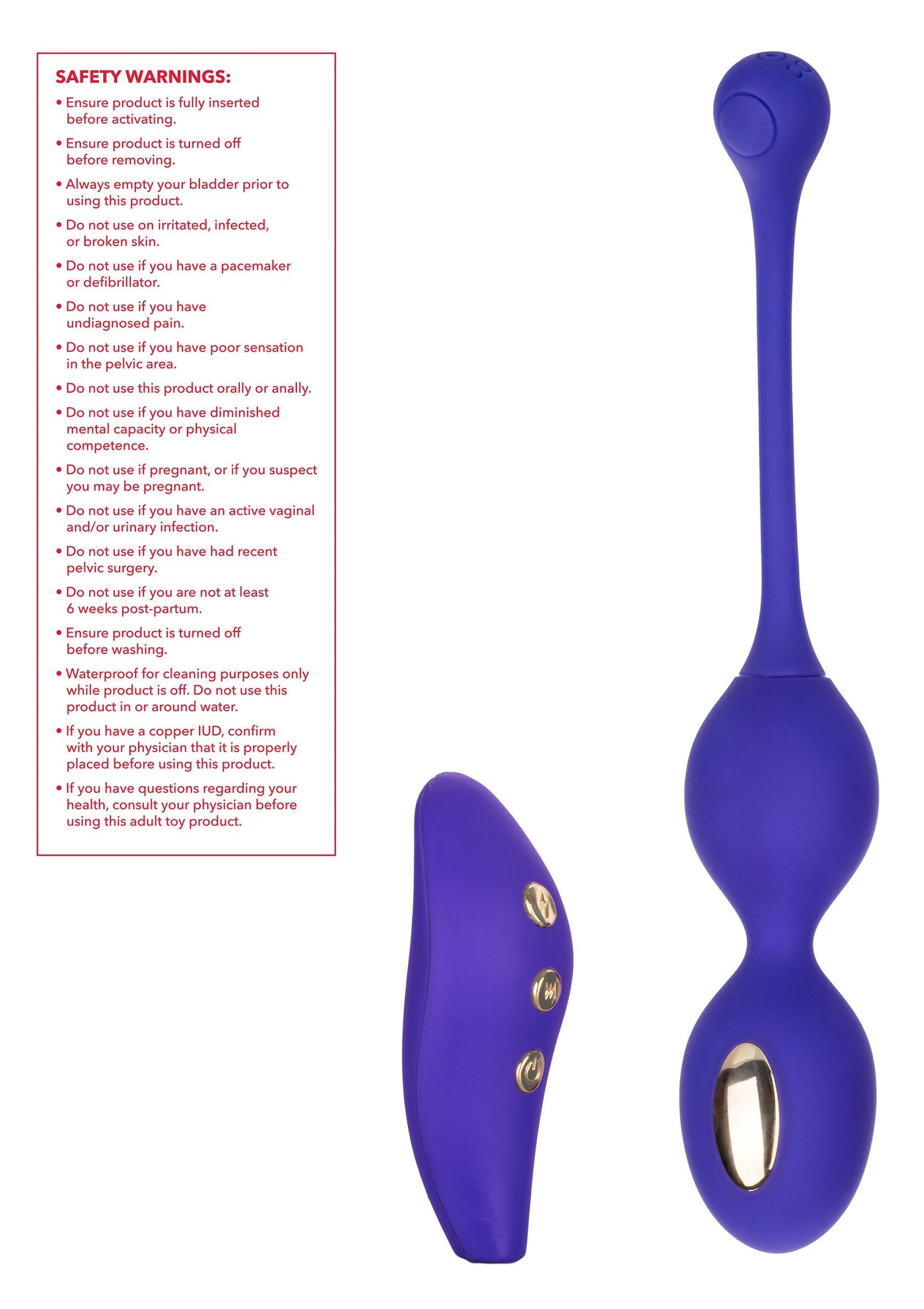 CalExotics Estim Dual Kegel Exerciser