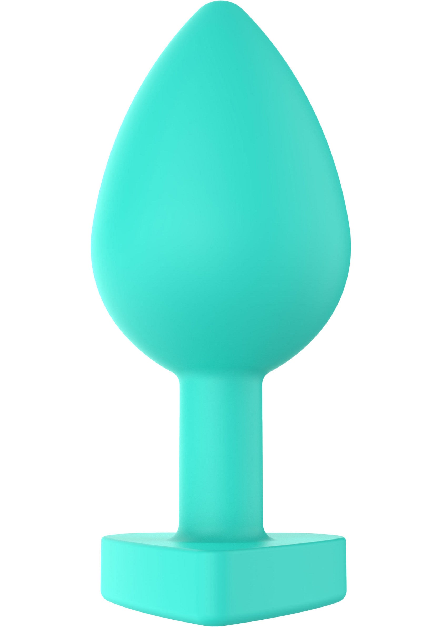 Plug anal turquoise pour des plaisirs intenses. Design élégant et base sécurisée pour un confort optimal.; Turquoise buttplug voor intense genoegens. Elegant design en veilige basis voor optimaal comfort.; Teal anal plug for intense pleasure. Elegant design and secure base for optimal comfort.