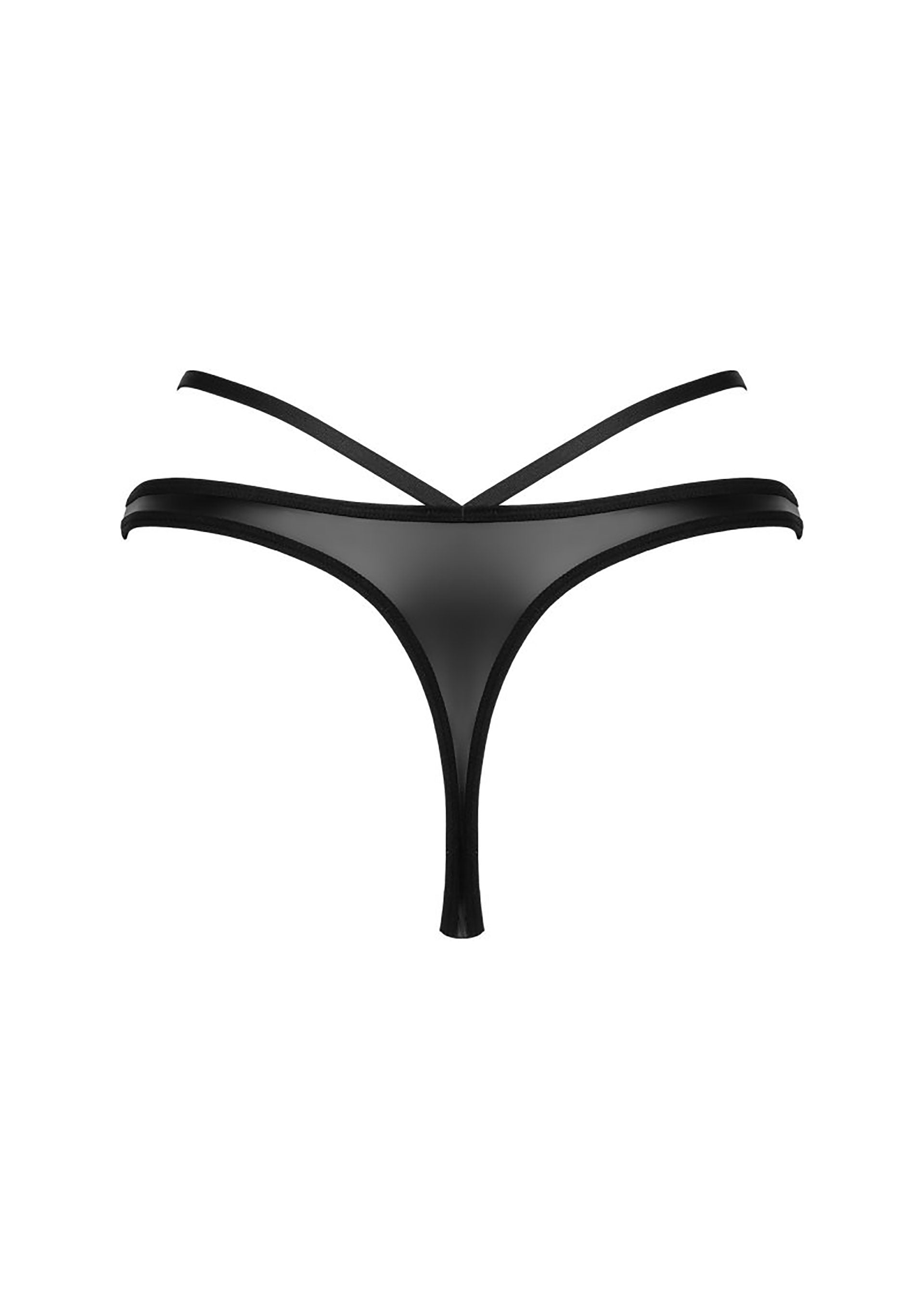 Tanga noir avec bretelles croisées, lingerie sexy pour femme.; Zwarte string met gekruiste bandjes, sexy dameslingerie.; Black thong with crossover straps, sexy women's lingerie.
