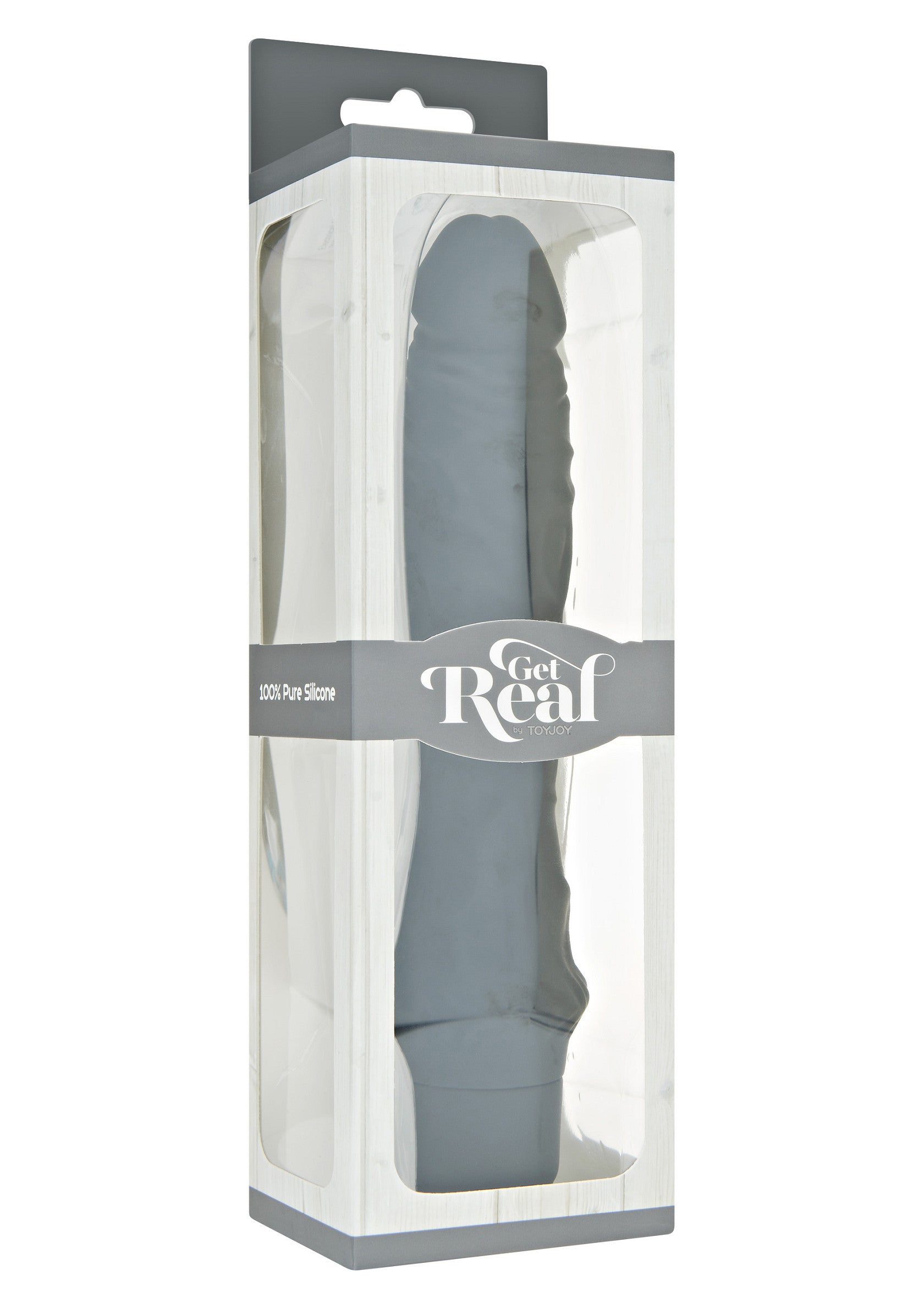 Jouet pour adultes 'Get Real' en silicone pur, présenté dans un emballage attrayant. Explorez le plaisir en toute sécurité.; Get Real speeltje voor volwassenen, gemaakt van pure silicone en gepresenteerd in een aantrekkelijke verpakking. Ontdek veilig plezier.; Get Real adult toy, made of pure silicone and presented in an attractive package. Explore pleasure safely.