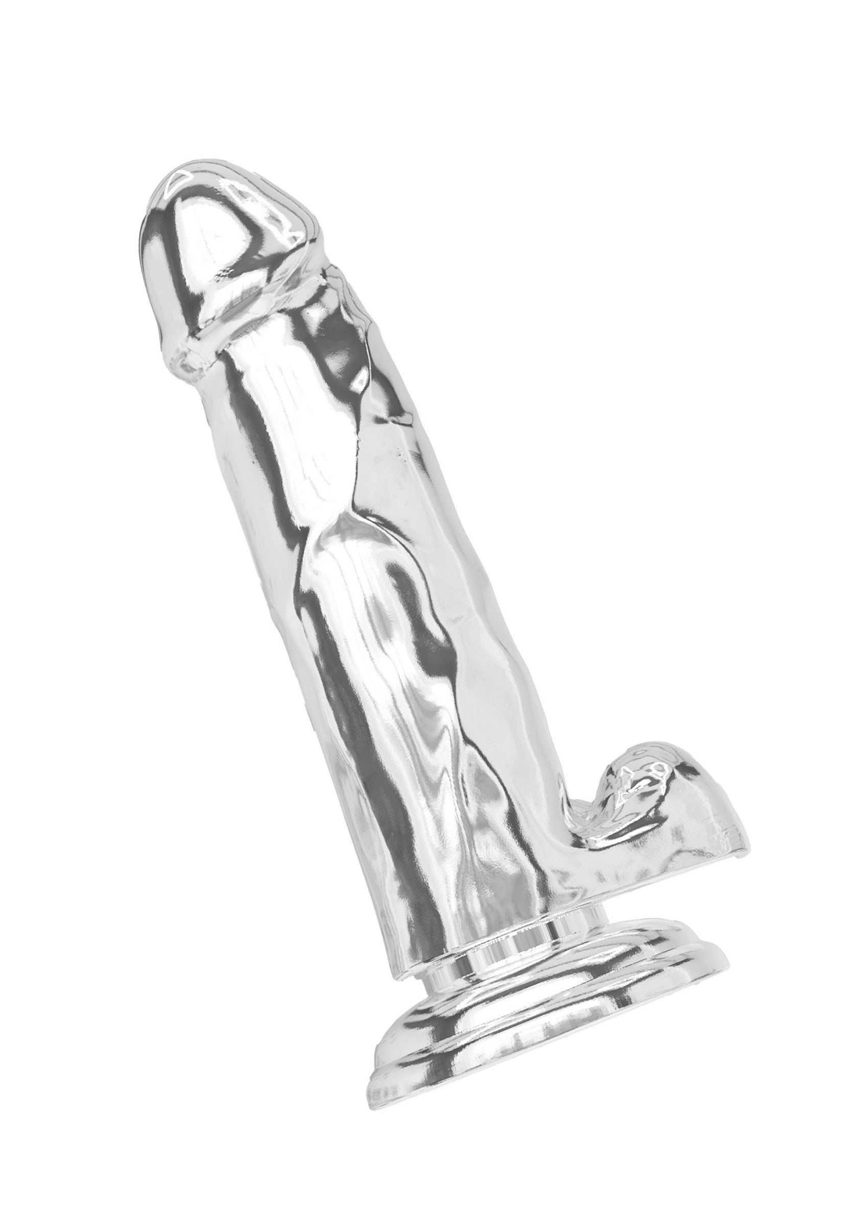 Gode en argent vibrant avec base, idéal pour l'exploration et le plaisir solitaire ou partagé. Accessoire intime de luxe.; Zilveren vibrerende dildo met basis, perfect voor verkenning en solo- of gedeeld plezier. Luxe intiem accessoire.; Silver vibrating dildo with base, great for exploration & solo or shared pleasure. Luxury intimate accessory.
