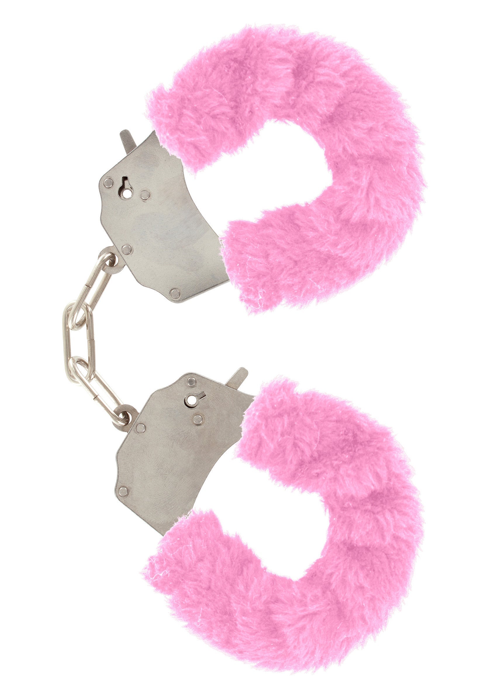 Menottes roses en fausse fourrure pour adultes, accessoires coquins et amusants pour pimenter votre vie amoureuse.; Roze fuzzy handboeien voor volwassenen, ondeugende en leuke accessoires om uw liefdesleven mee op te fleuren.; Pink fuzzy handcuffs for adults, naughty and fun accessories to spice up your love life.