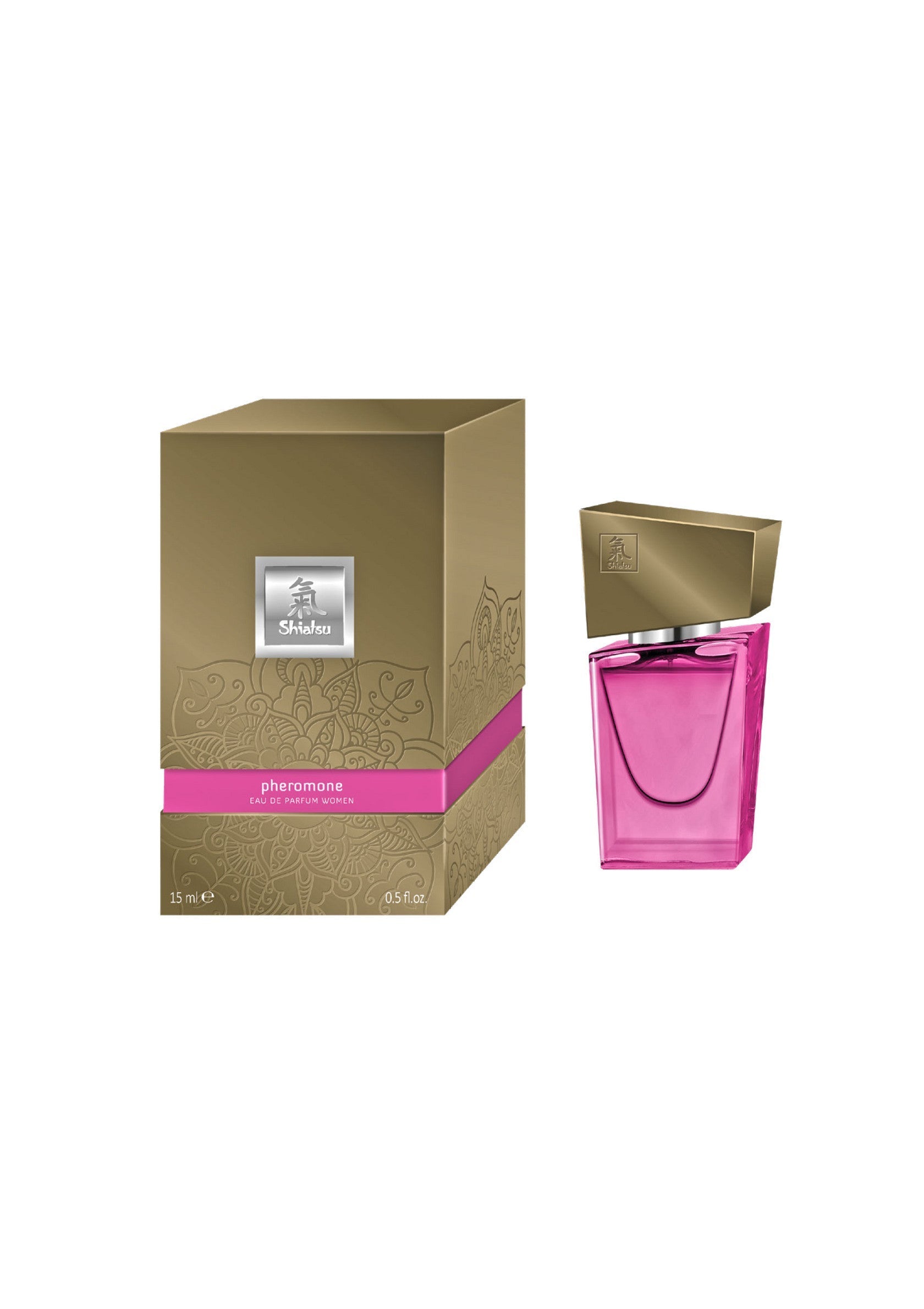 Parfum "phéromone" Shalim pour femme, flacon rose. Élégant et captivant, idéal pour toutes les occasions.; Shalim "feromoon" parfum voor vrouwen, roze fles. Elegant en boeiend, ideaal voor elke gelegenheid.; Shalim "pheromone" perfume for women, pink bottle. Elegant and captivating, ideal for every occasion.