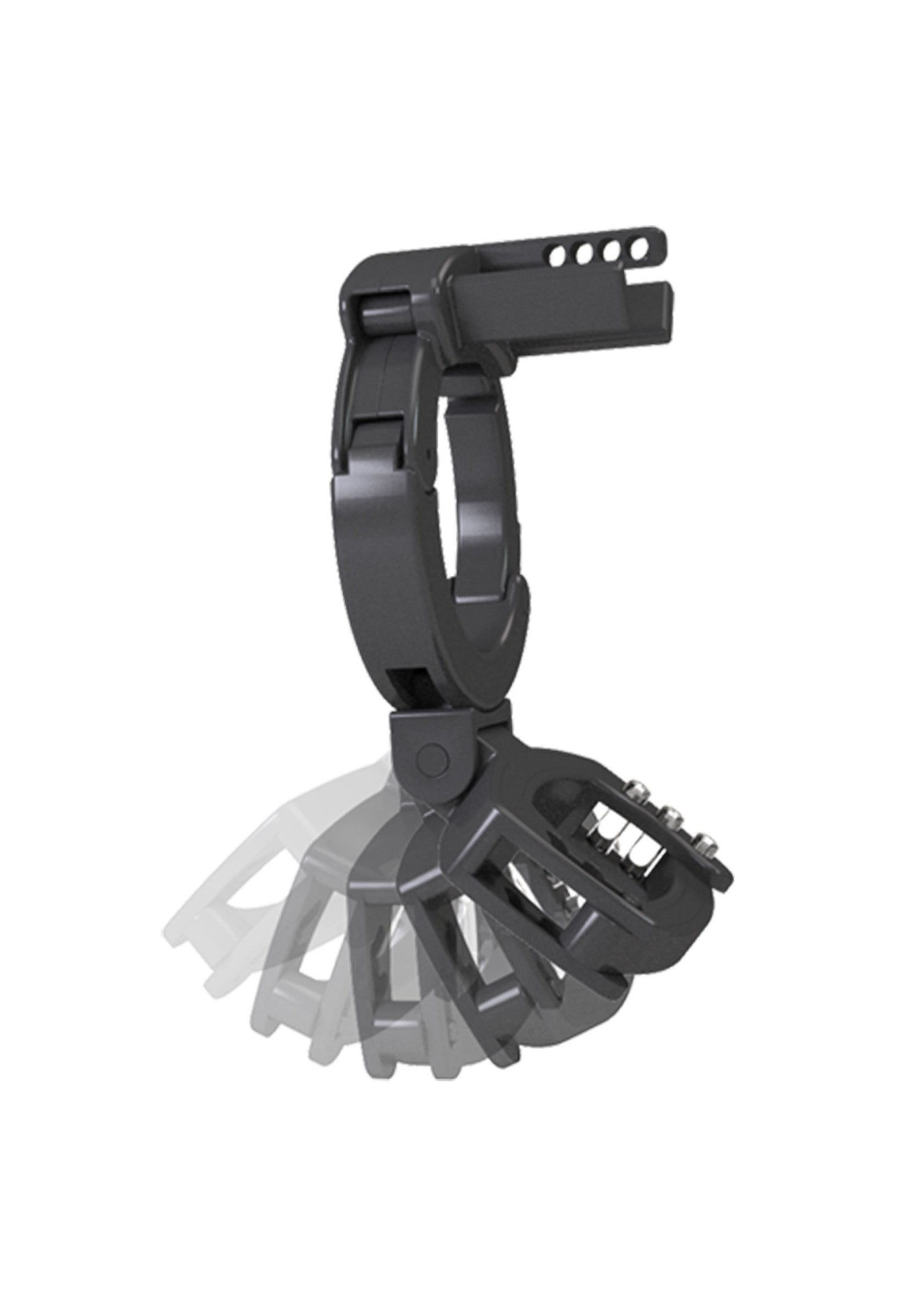 Support ajustable noir, idéal pour positionner vos articles avec précision. Robuste et polyvalent.; Verstelbare zwarte houder, perfect voor het nauwkeurig positioneren van uw artikelen. Stevig en veelzijdig.; Adjustable black holder, ideal for precisely positioning your items. Sturdy and versatile.