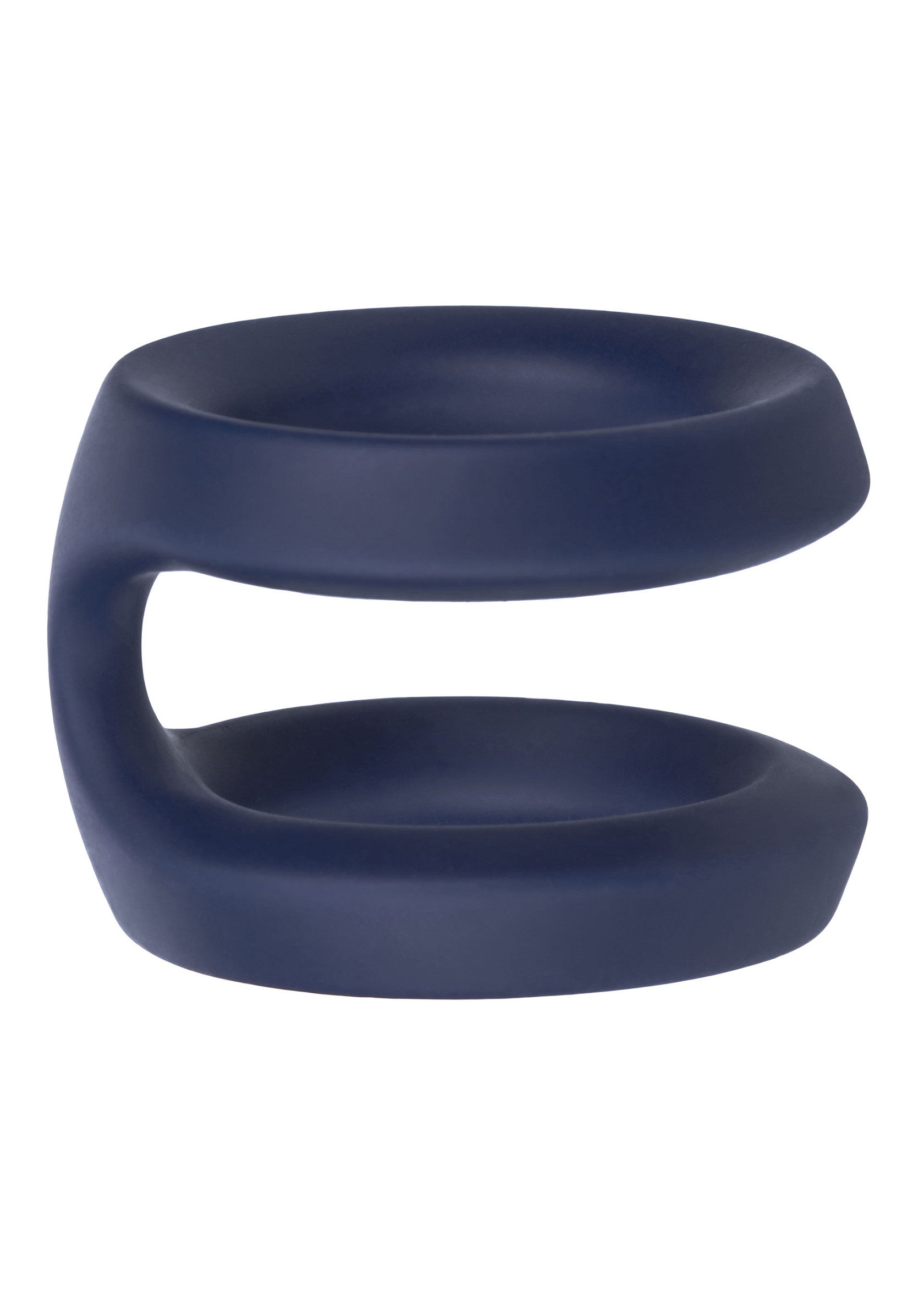 Support en silicone bleu marine pour vos accessoires préférés.; Marineblauwe siliconenhouder voor je favoriete accessoires.; Navy blue silicone holder for your favorite accessories.