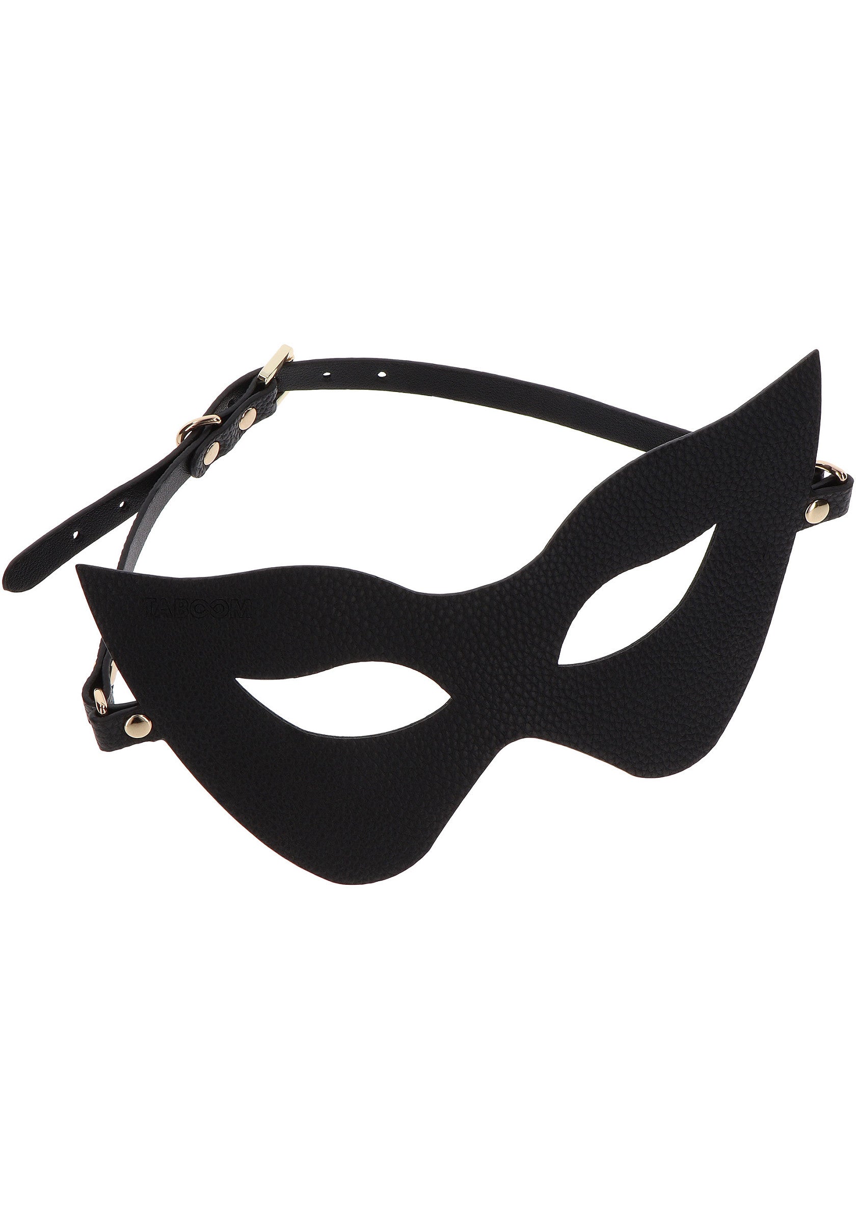 Masque noir de style chat avec sangle réglable pour un look mystérieux et séduisant. Idéal pour soirées et jeux de rôle.; Zwart katachtig masker met verstelbare band voor een mysterieuze en verleidelijke look. Ideaal voor feestjes en rollenspellen.; Black cat-style mask with adjustable strap for a mysterious, alluring look. Ideal for parties and roleplay.