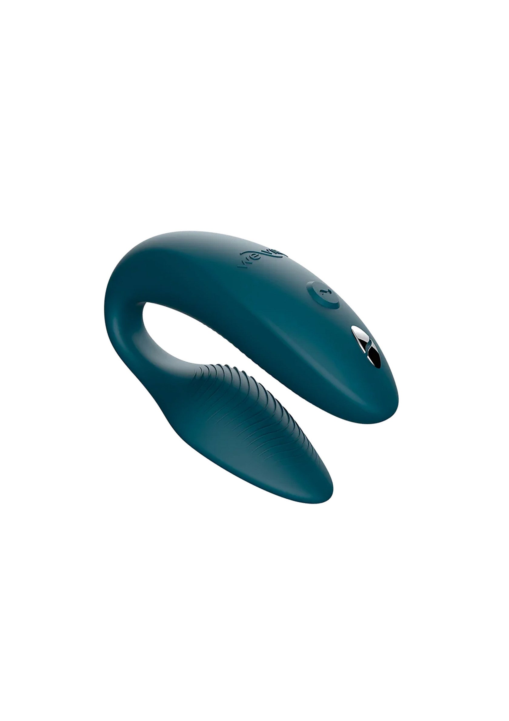 Masseur vibrant bleu pour couples, plaisir partagé garanti.; Blauwe vibrerende stimulator voor koppels, gegarandeerd plezier samen.; Blue vibrating couple massager, guaranteed shared pleasure.