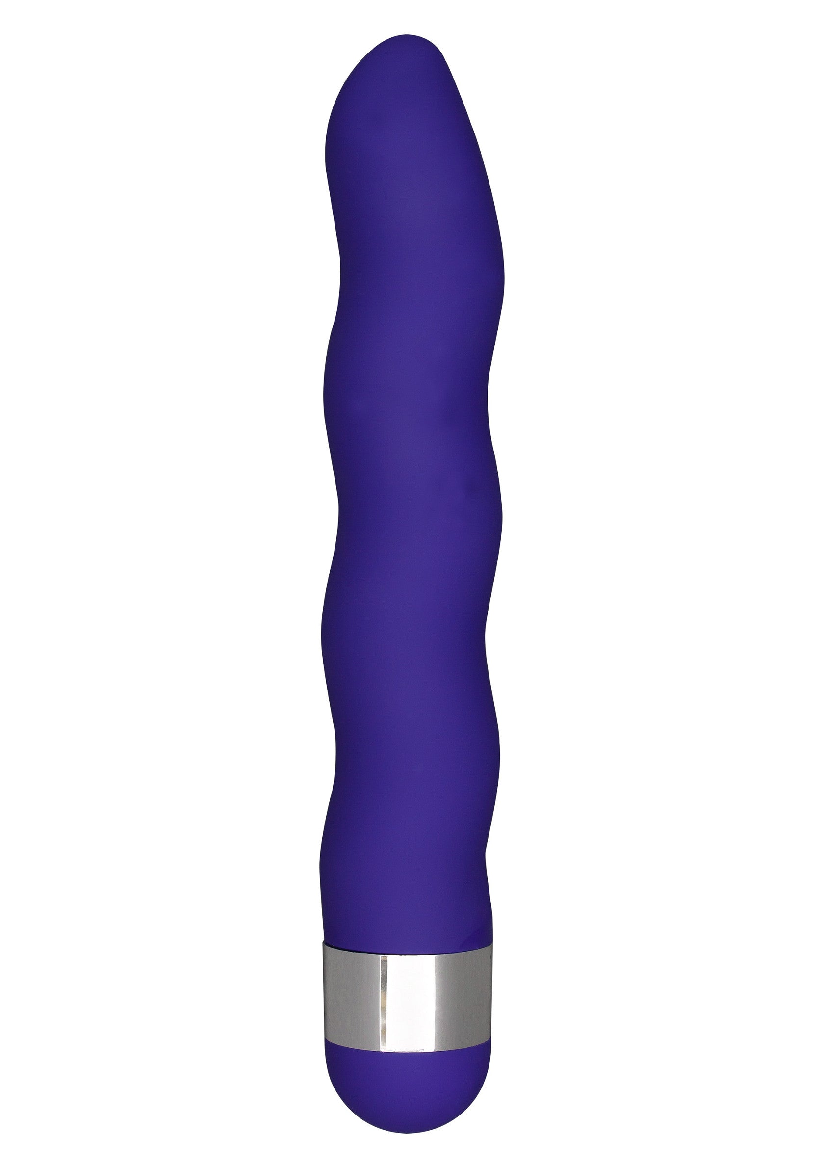 Vibromasseur vague violet pour le plaisir personnel et l'exploration intime.; Paarse golf vibrator voor persoonlijk plezier en intieme verkenning.; Purple wave vibrator for personal pleasure and intimate exploration.