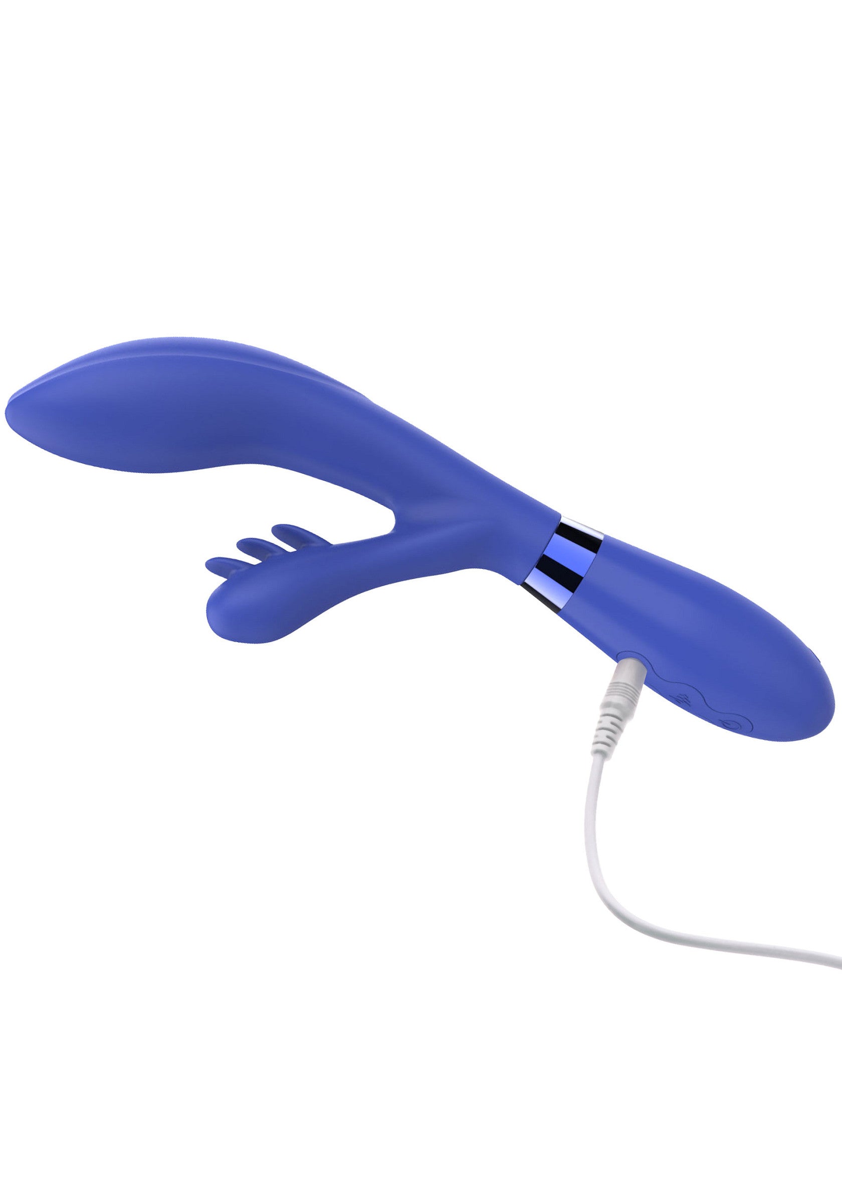 Vibromasseur bleu rechargeable pour le plaisir féminin. Découvrez des sensations uniques et intenses.; Oplaadbare blauwe vibrator voor vrouwelijk genot. Ervaar unieke en intense sensaties.; Rechargeable blue vibrator for female pleasure. Experience unique and intense sensations.